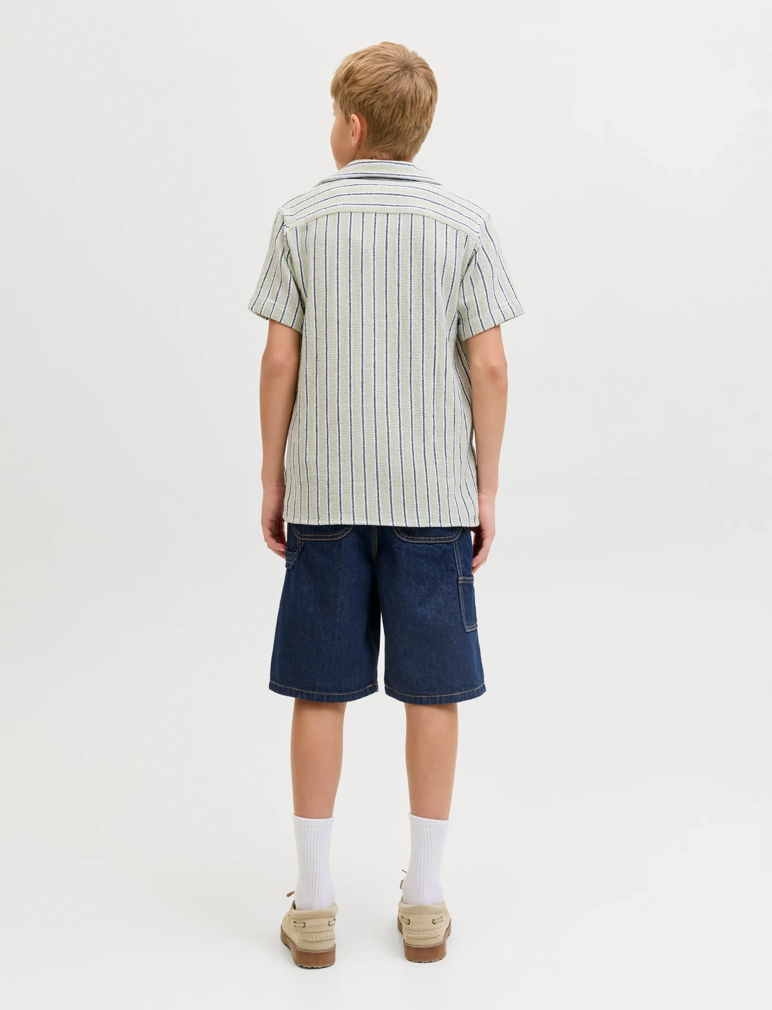 Jack & Jones - JJIALEX JJCARPENTER SHORTS NS 830 JNR - jeansshorts - medium blue denim - 3