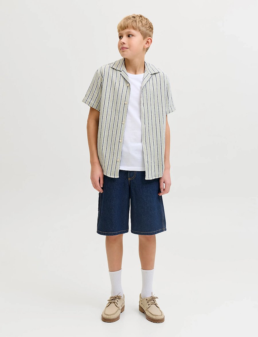 Jack & Jones - JJIALEX JJCARPENTER SHORTS NS 830 JNR - jeansshorts - medium blue denim - 4