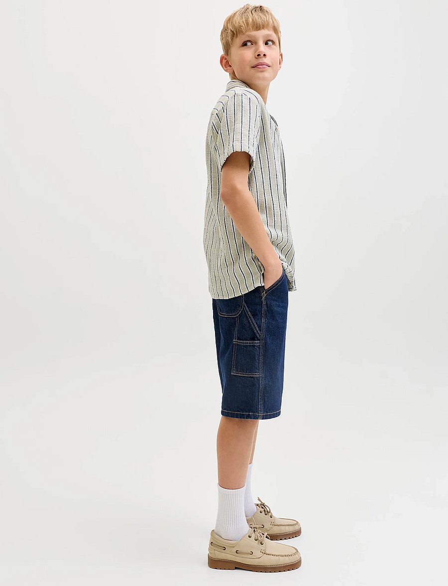 Jack & Jones - JJIALEX JJCARPENTER SHORTS NS 830 JNR - jeansshorts - medium blue denim - 5