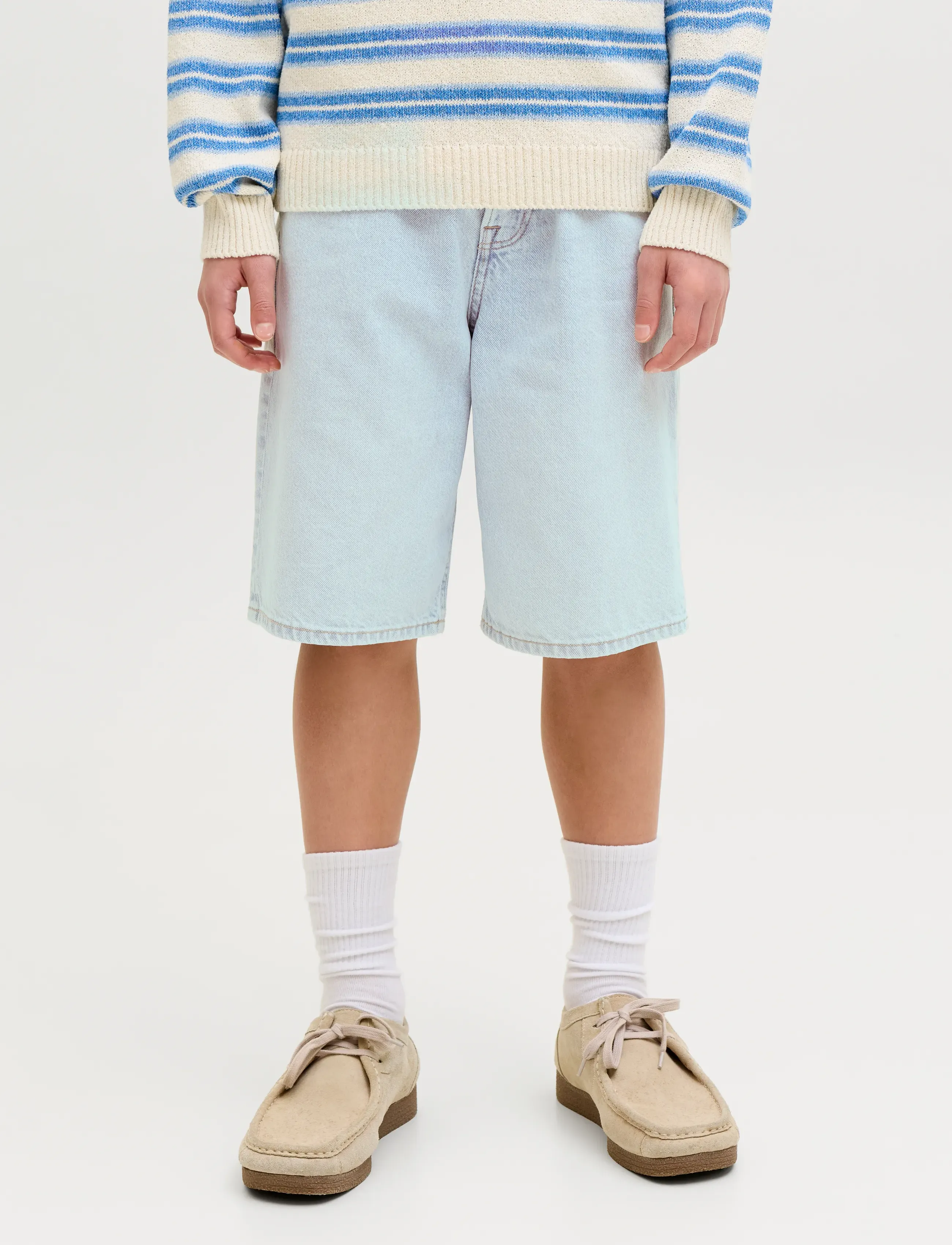 Jack & Jones JJIALEX JJORIGINAL SHORTS SQ 171 SN JNR - Shorts - BLUE DENIM / blue