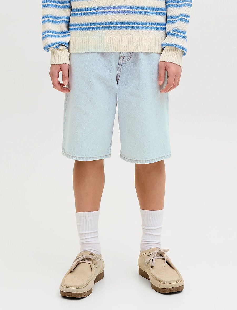 Jack & Jones - JJIALEX JJORIGINAL SHORTS SQ 171 SN JNR - short en jeans - blue denim - 0