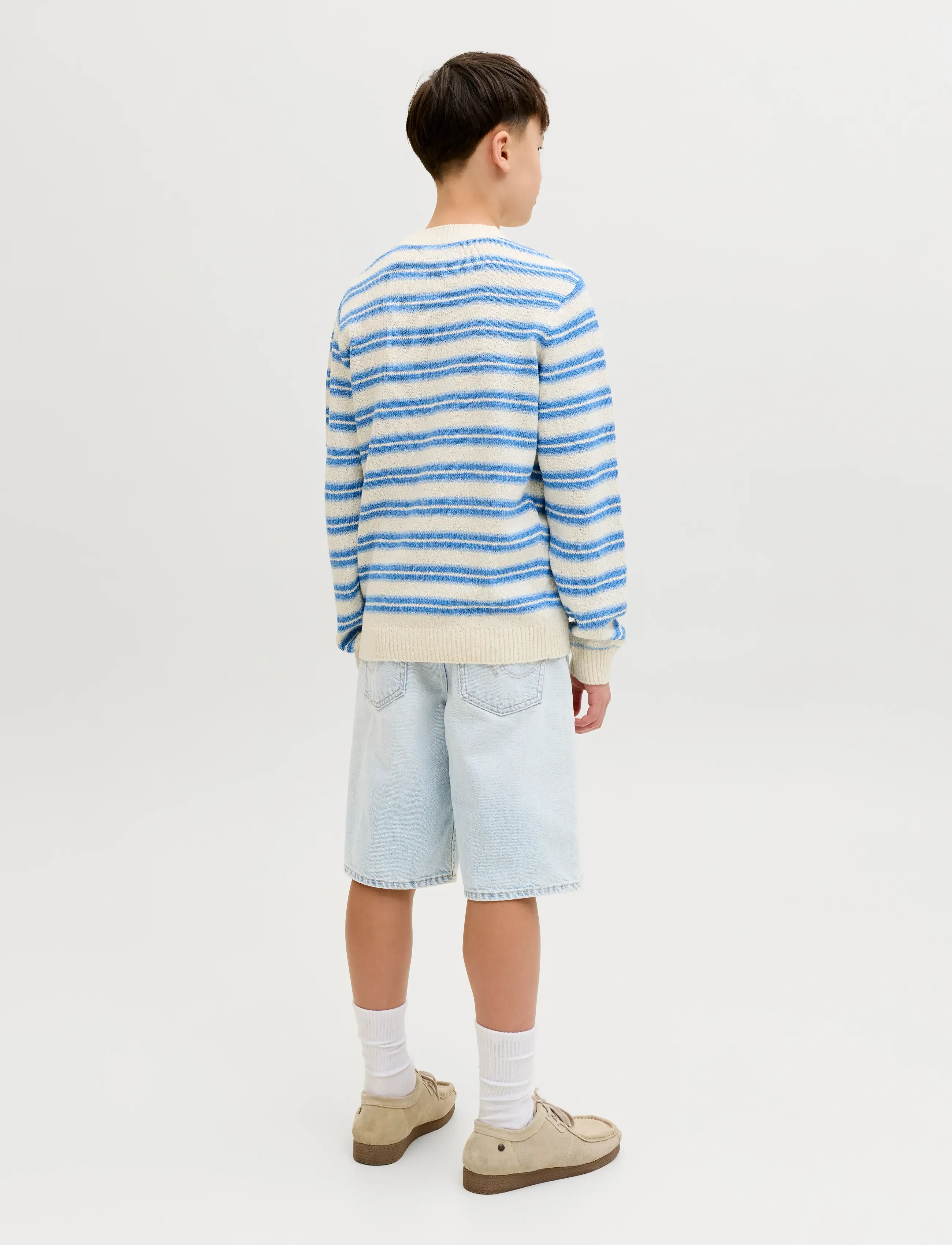 Jack & Jones - JJIALEX JJORIGINAL SHORTS SQ 171 SN JNR - short en jeans - blue denim - 3