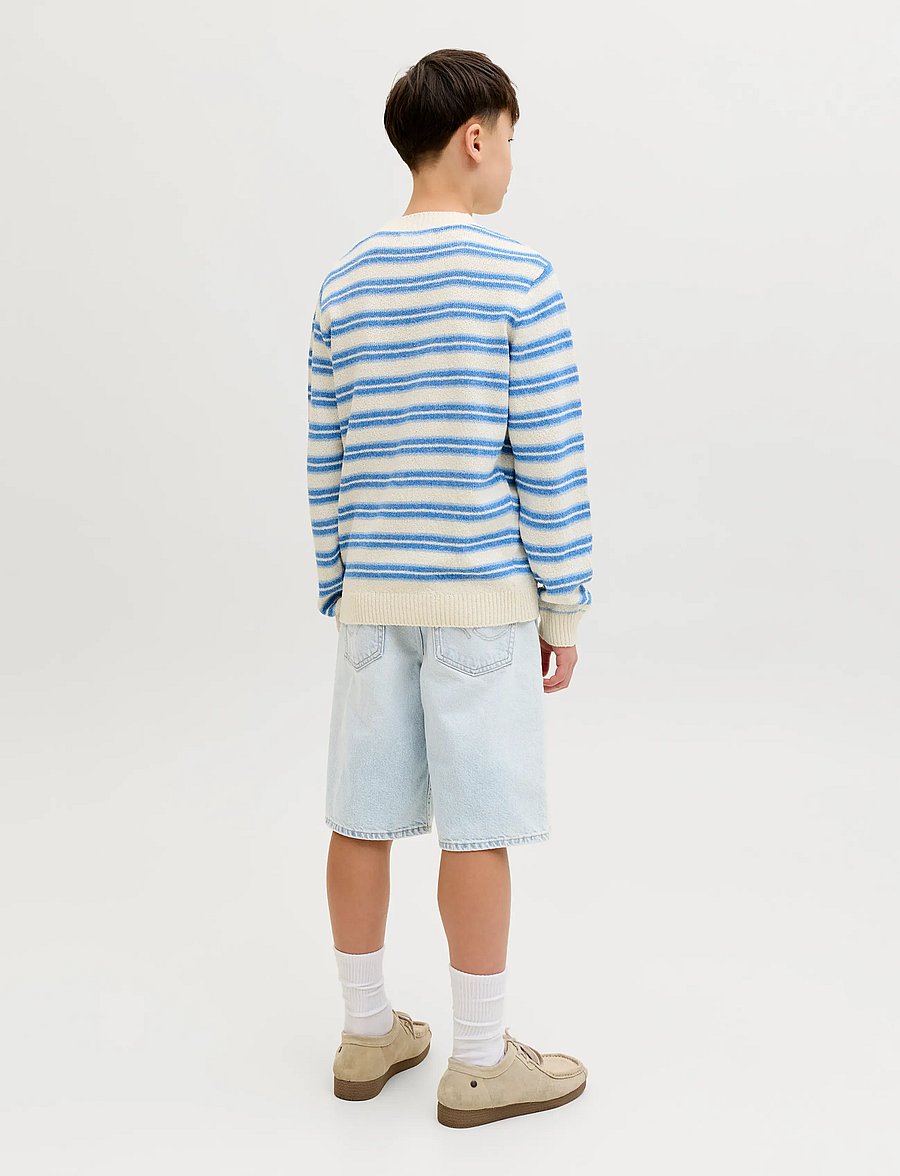 Jack & Jones - JJIALEX JJORIGINAL SHORTS SQ 171 SN JNR - short en jeans - blue denim - 3
