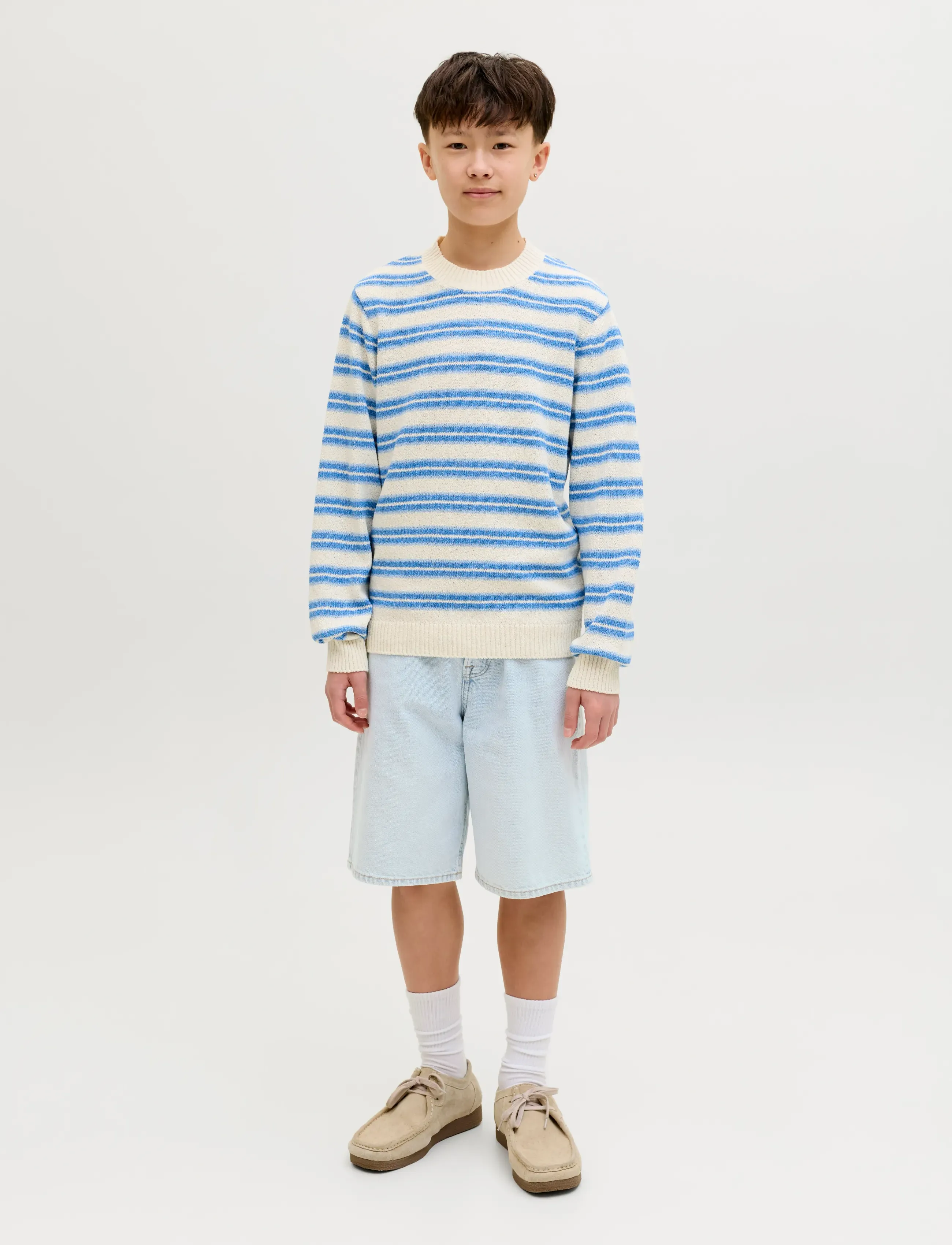 Jack & Jones - JJIALEX JJORIGINAL SHORTS SQ 171 SN JNR - short en jeans - blue denim - 4