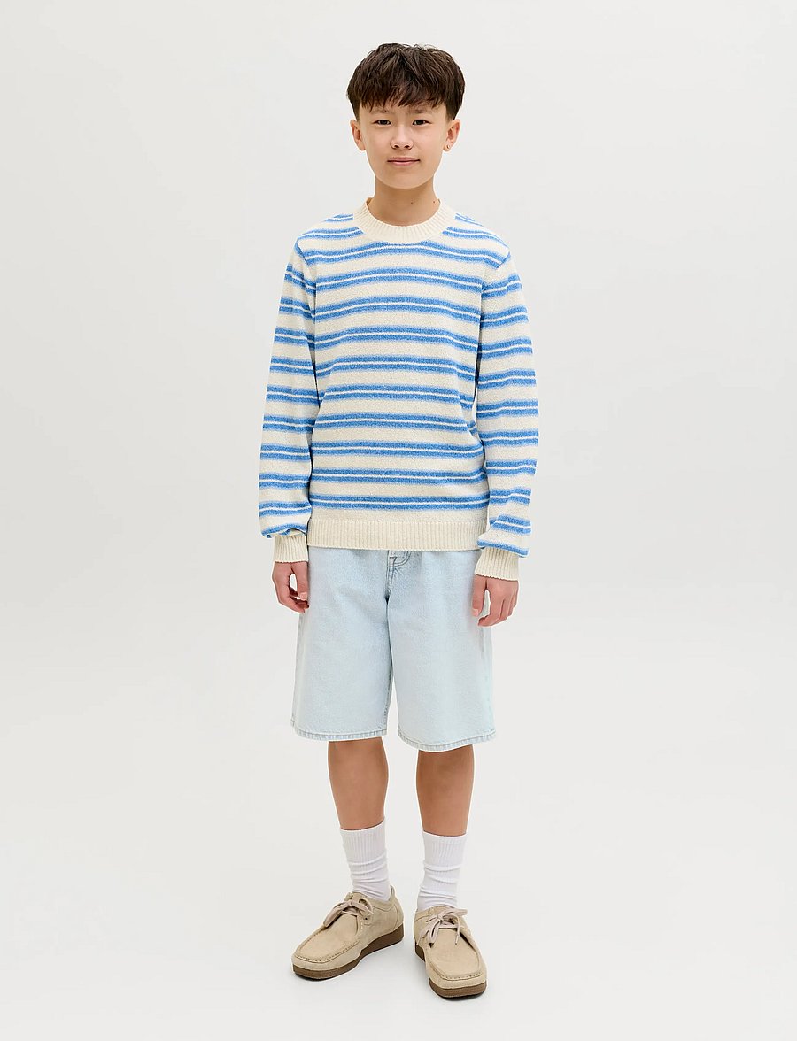 Jack & Jones - JJIALEX JJORIGINAL SHORTS SQ 171 SN JNR - short en jeans - blue denim - 4