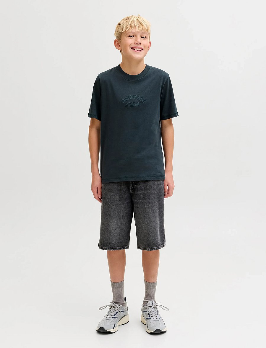 Jack & Jones - JJIALEX JJORIGINAL SHORTS SQ 175 SN JNR - denimshorts - black denim - 4