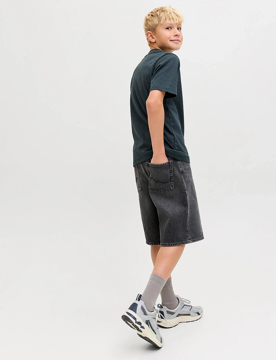 Jack & Jones - JJIALEX JJORIGINAL SHORTS SQ 175 SN JNR - denimshorts - black denim - 5