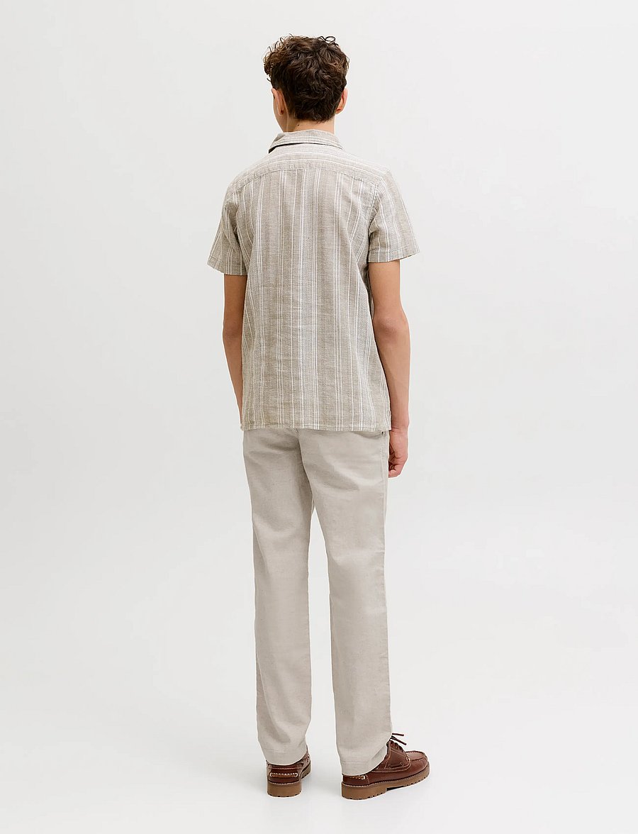 Jack & Jones - JPRMARTIN SUMMER TROUSER NO06 JNR - leinen-kleidung - ancient scroll - 3