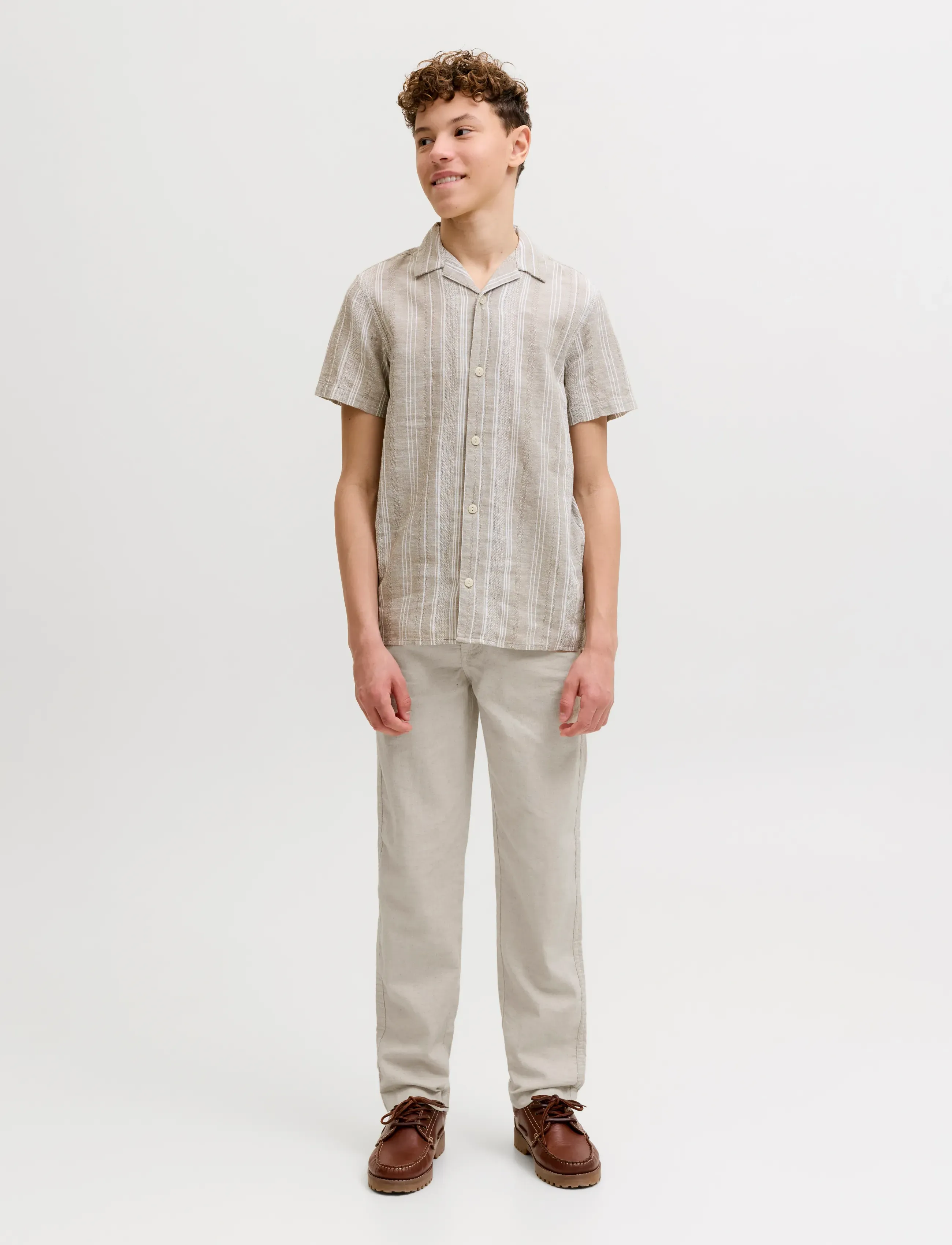 Jack & Jones - JPRMARTIN SUMMER TROUSER NO06 JNR - bukser - ancient scroll - 4