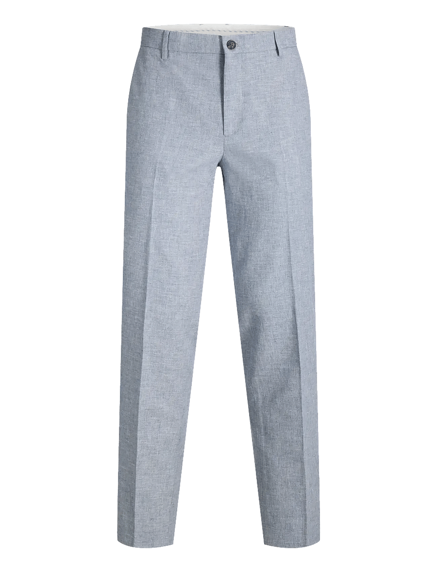 Jack & Jones - JPRMARTIN SUMMER TROUSER NO06 JNR - leinen-kleidung - faded denim - 1