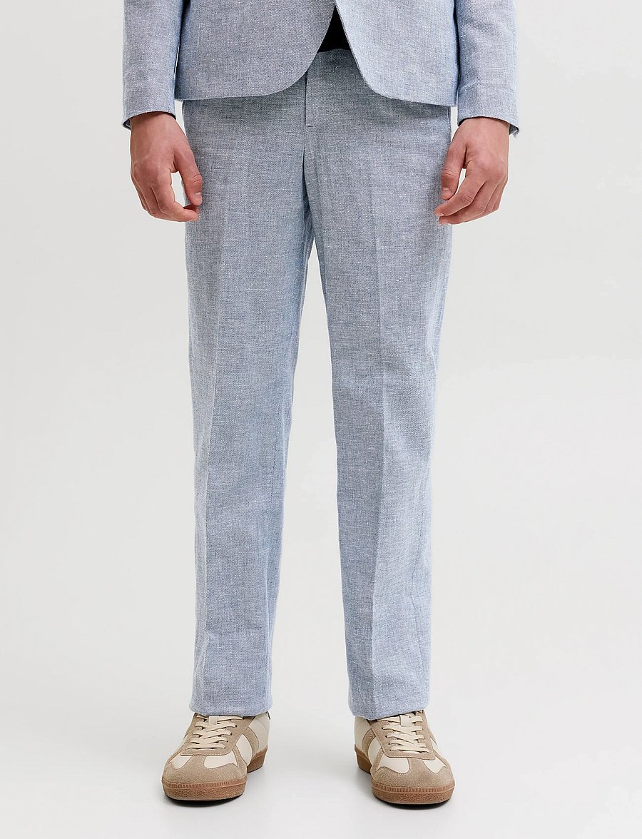 Jack & Jones - JPRMARTIN SUMMER TROUSER NO06 JNR - leinen-kleidung - faded denim - 0