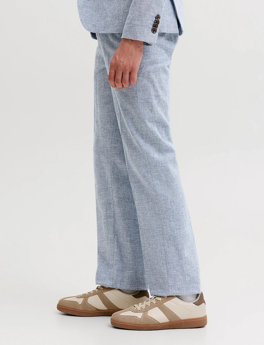Jack & Jones - JPRMARTIN SUMMER TROUSER NO06 JNR - leinen-kleidung - faded denim - 5