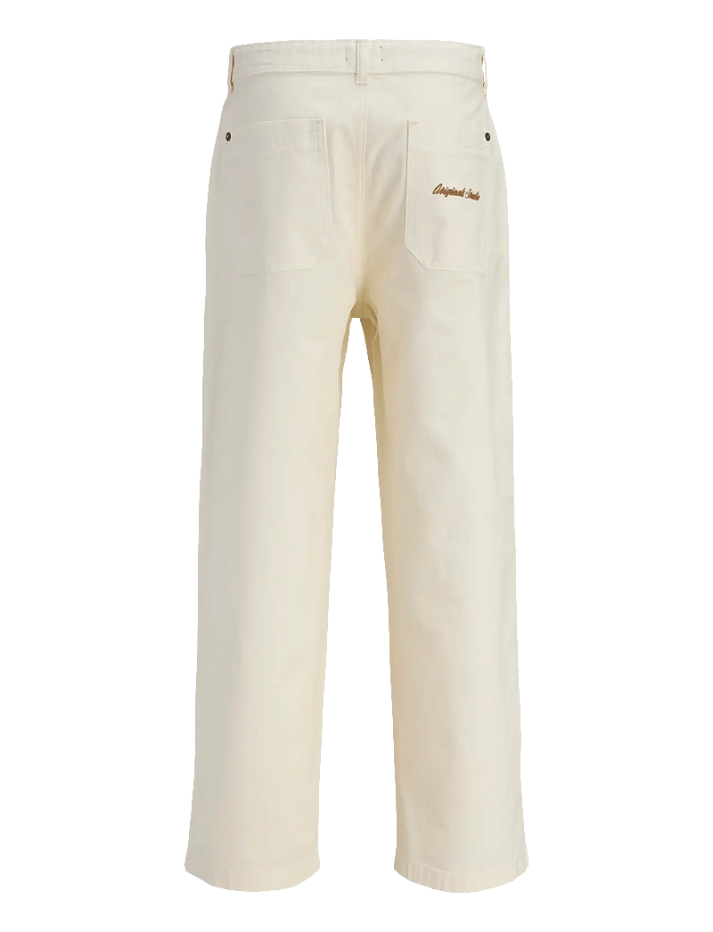 Jack & Jones - JPSTOWEN NORREBRO WORKER PANT JNR - bukser - antique white - 2