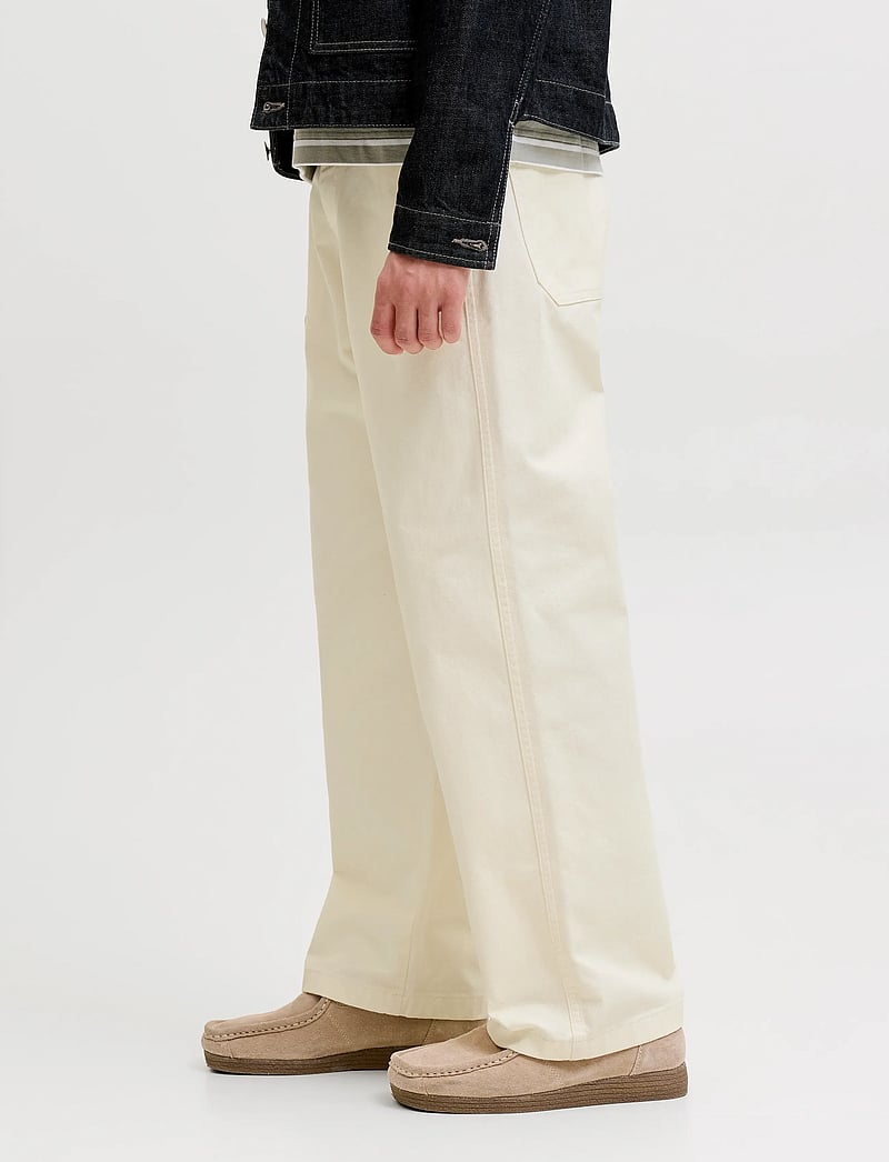 Jack & Jones - JPSTOWEN NORREBRO WORKER PANT JNR - bukser - antique white - 5