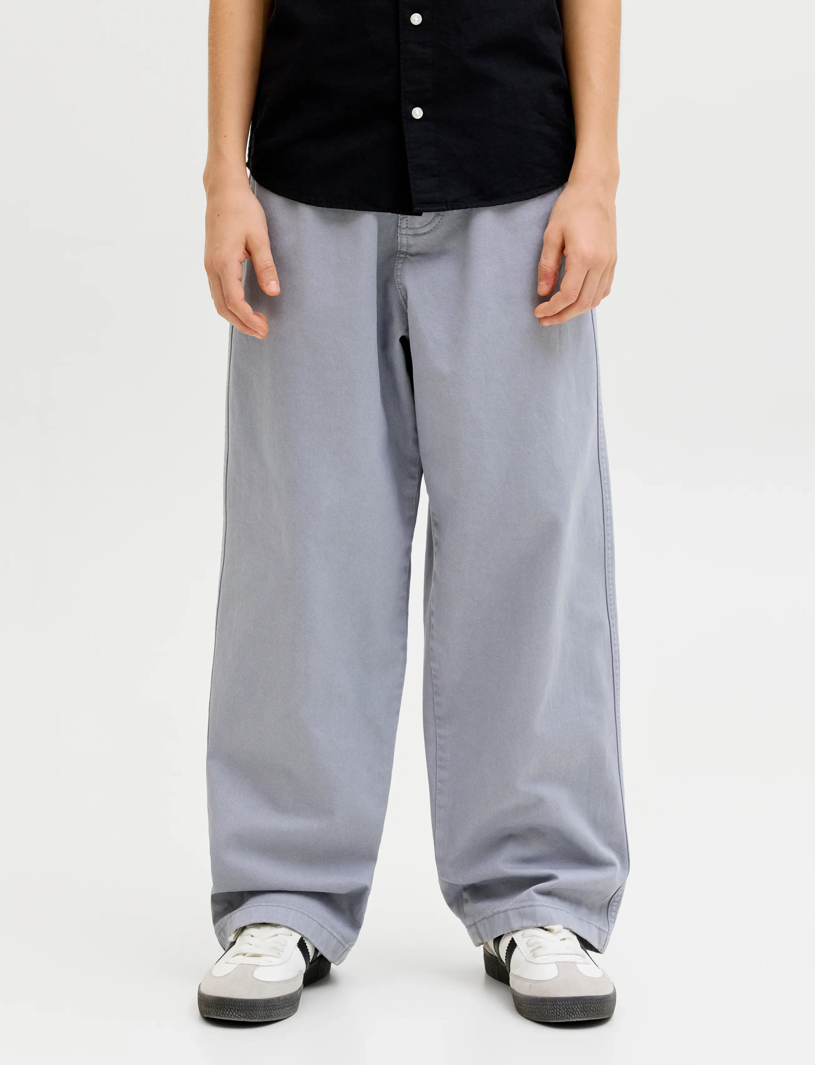 Jack & Jones JPSTOWEN NORREBRO WORKER PANT JNR - Byxor - TRADEWINDS / grey