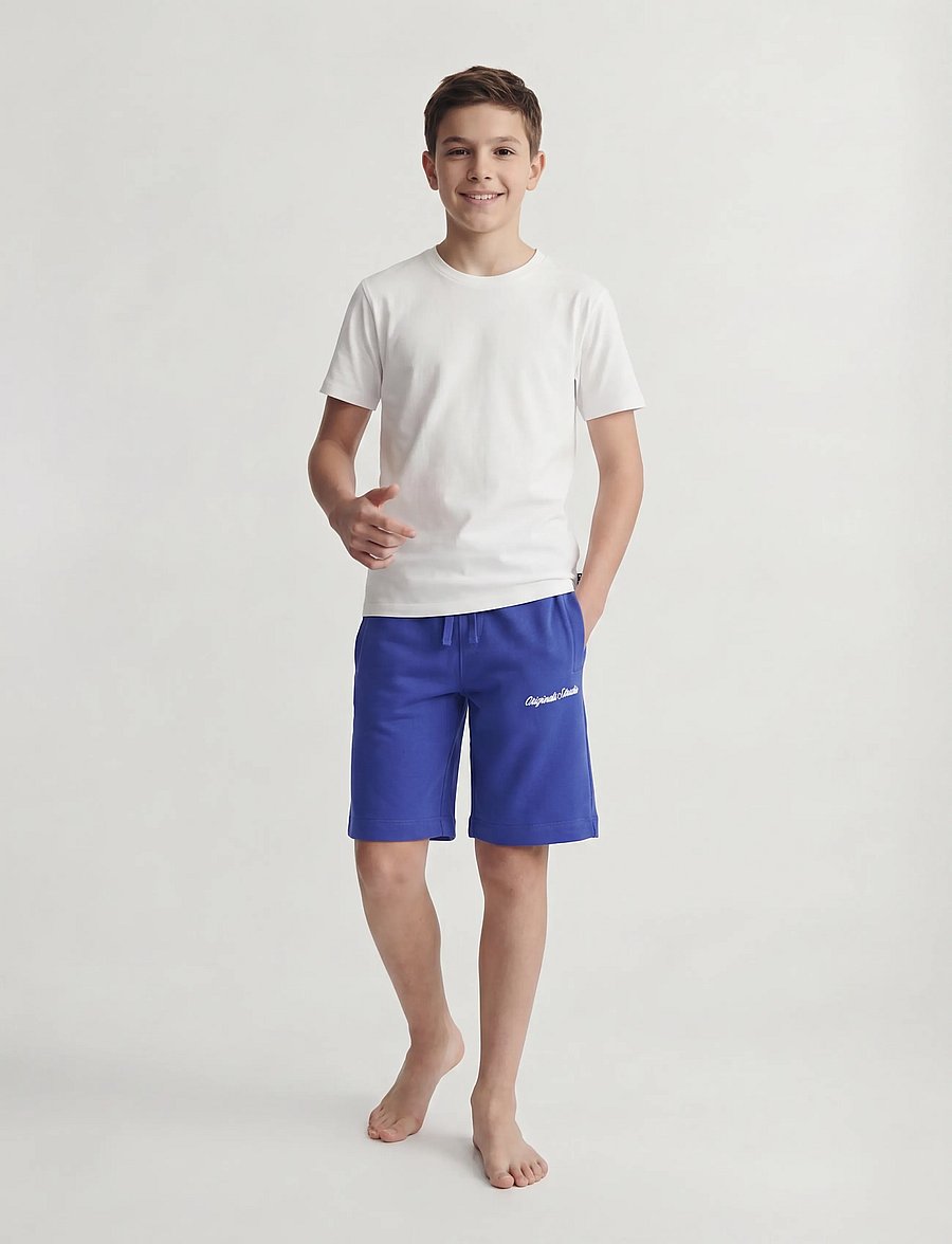 Jack & Jones - JPSTKARL NORREBRO SWEAT SHORTS JNR - sweatshorts - bluing - 4