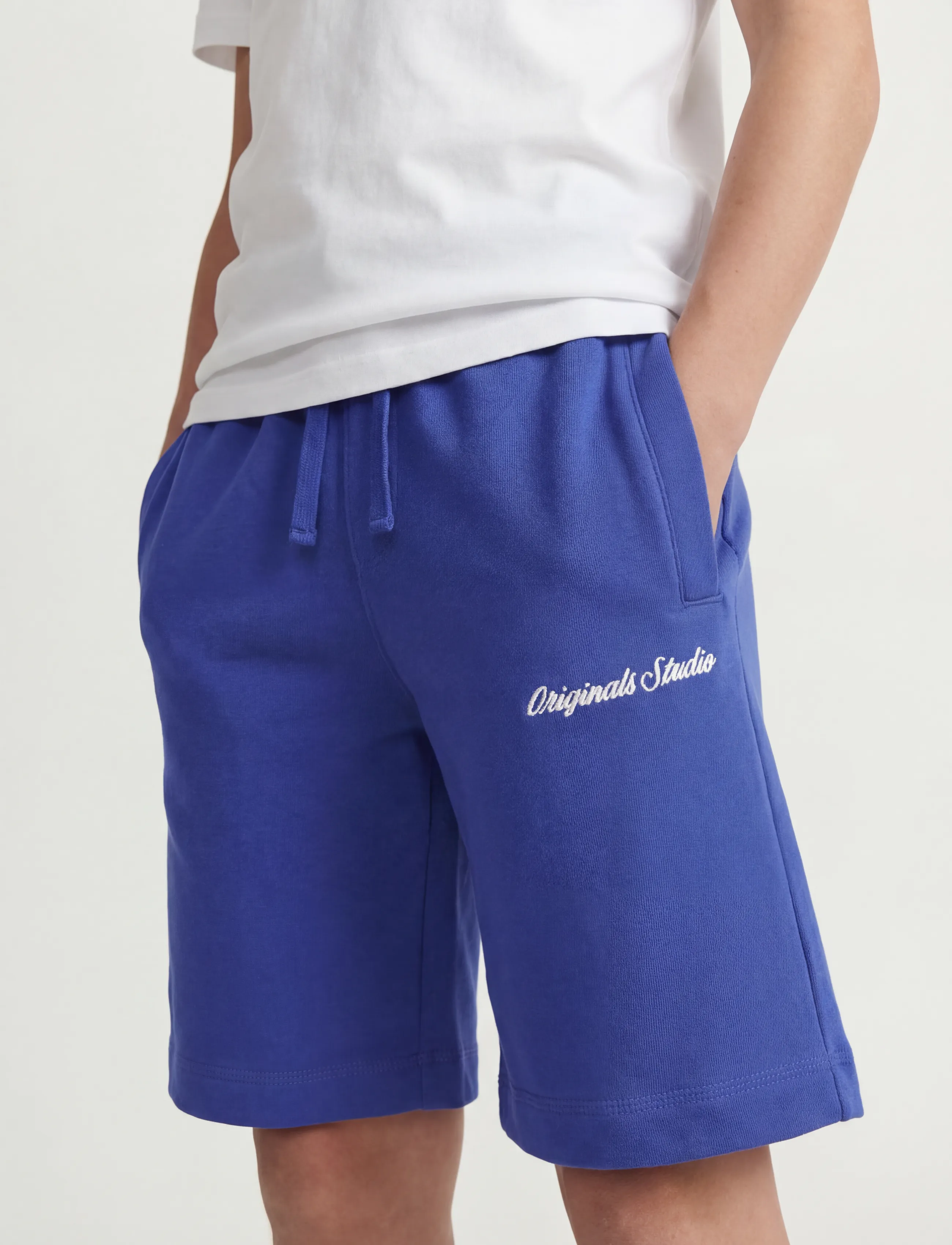 Jack & Jones - JPSTKARL NORREBRO SWEAT SHORTS JNR - sweat shorts - bluing - 5