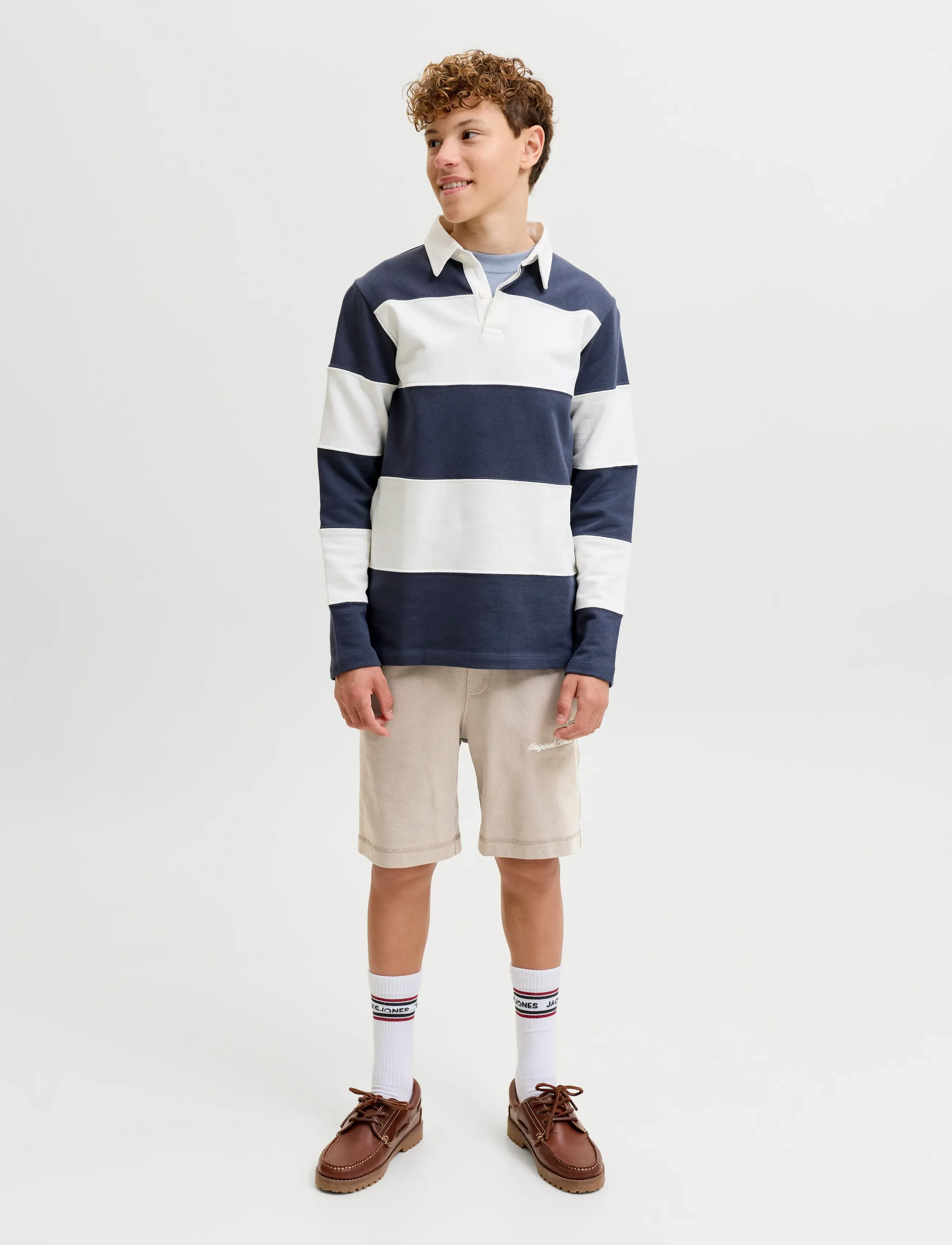 Jack & Jones - JPSTKARL NORREBRO SWEAT SHORTS JNR - sweatshorts - vintage khaki - 4