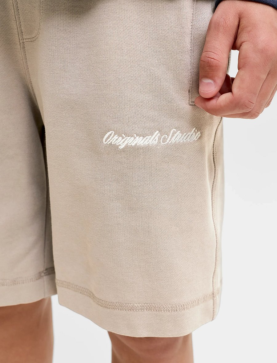 Jack & Jones - JPSTKARL NORREBRO SWEAT SHORTS JNR - sweatshorts - vintage khaki - 5