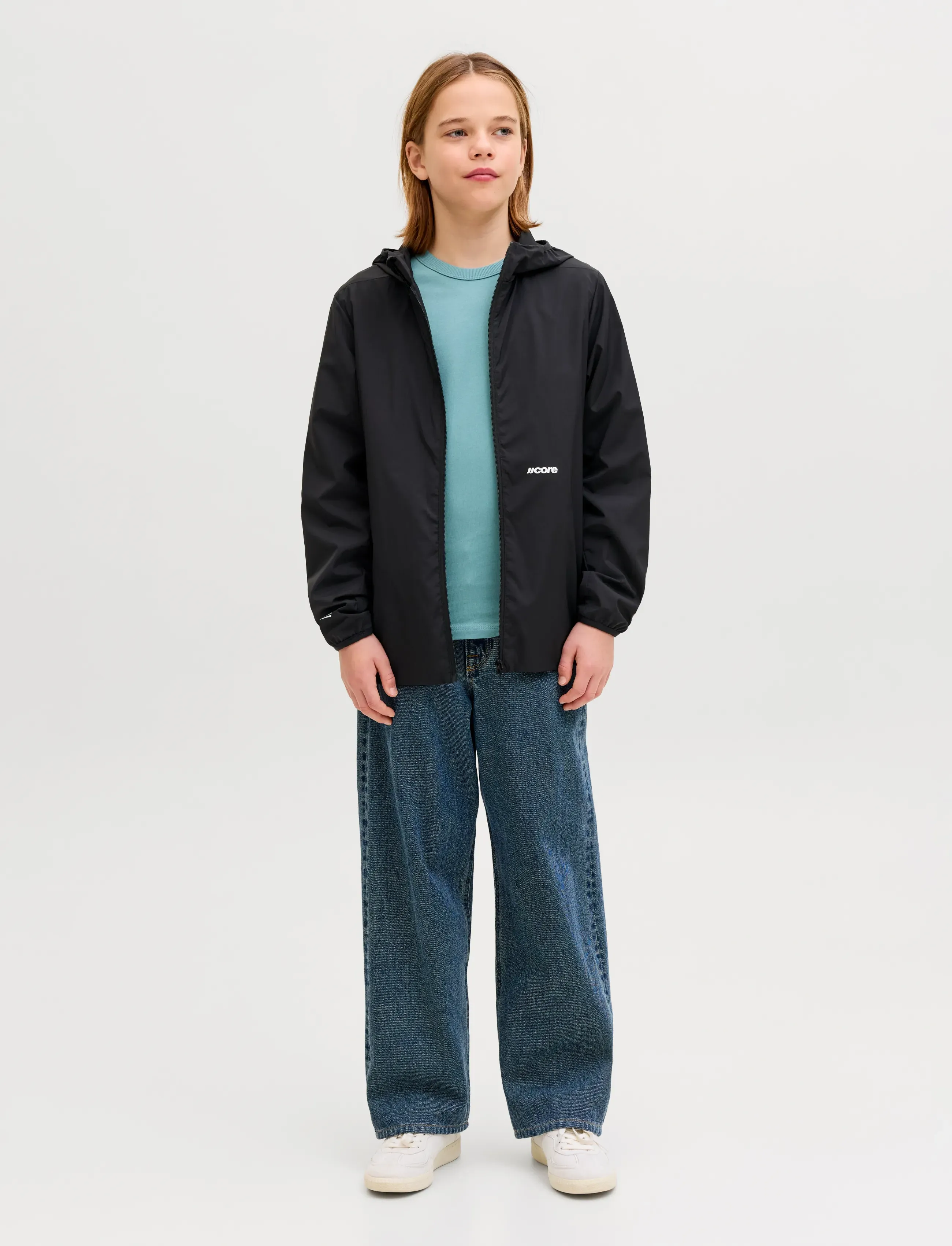 Jack & Jones - JCOCLUB WINDBREAKER JACKET JNR - leichte jacken - black - 3