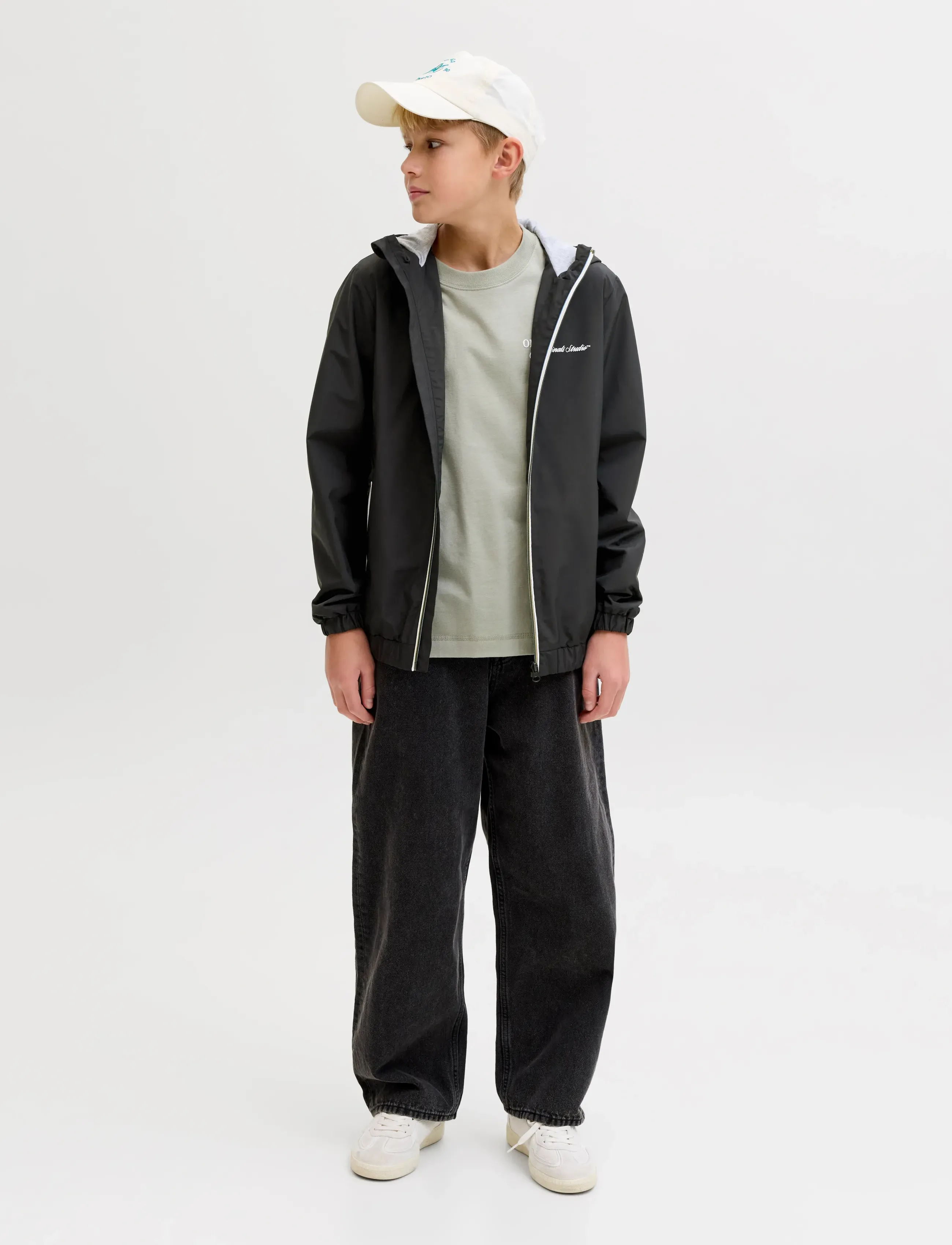 Jack & Jones - JORNANTUCKET LIGHT JACKET JNR - windjacken - black - 3