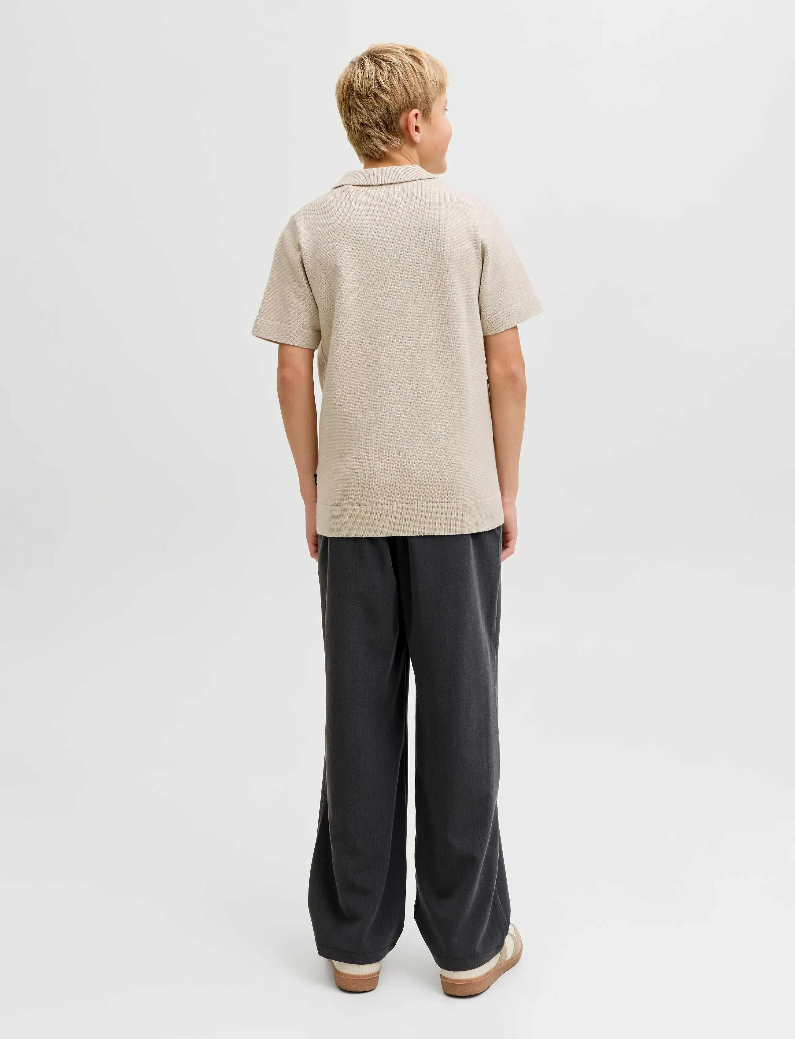 Jack & Jones - JPRBLAMILANO SPRING KNIT SPLIT NEC JNR - pikéer - ancient scroll - 2