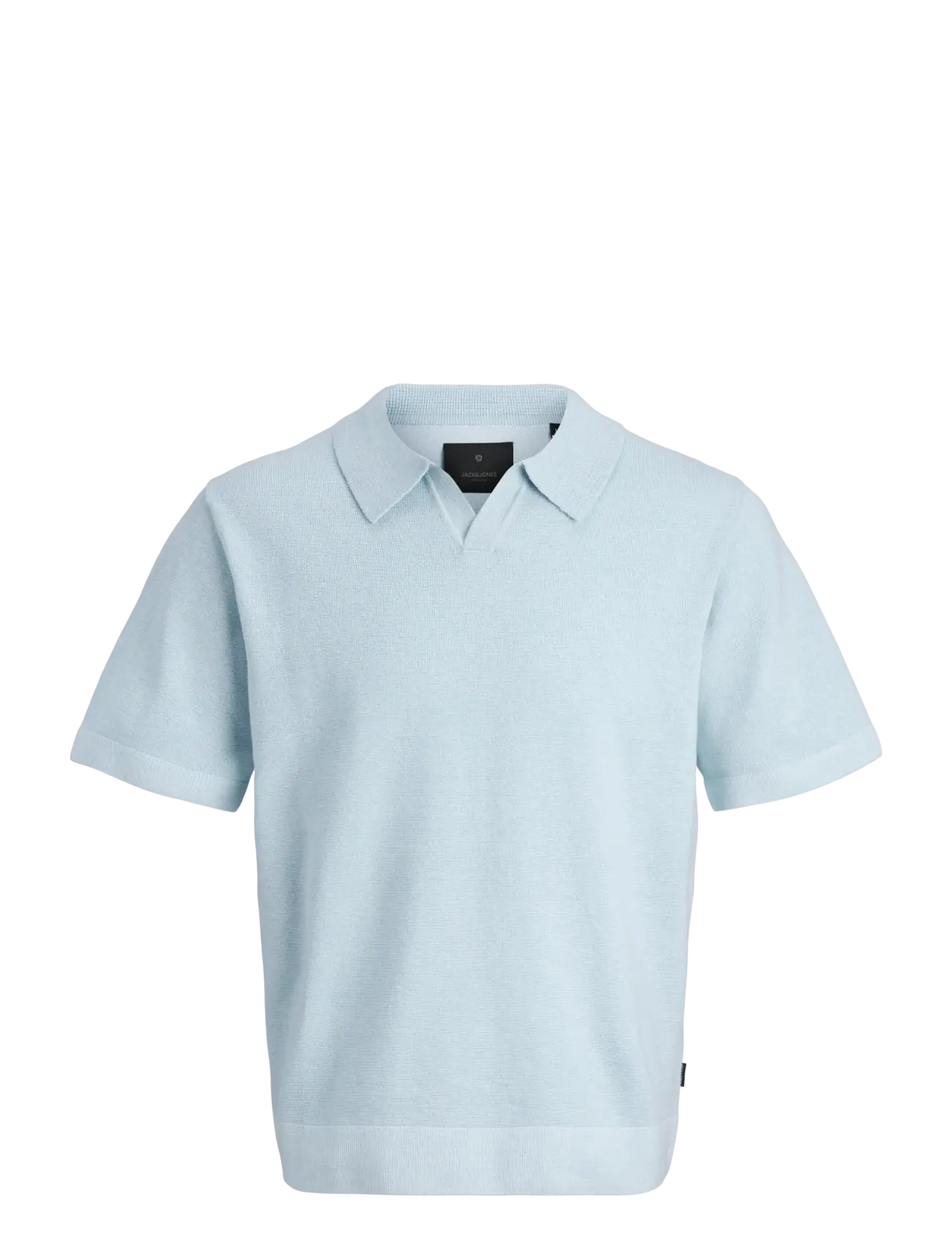 JACK & JONES Jprblamilano Spring Knit Split Nec Jnr Blau - 164 - Kinder
