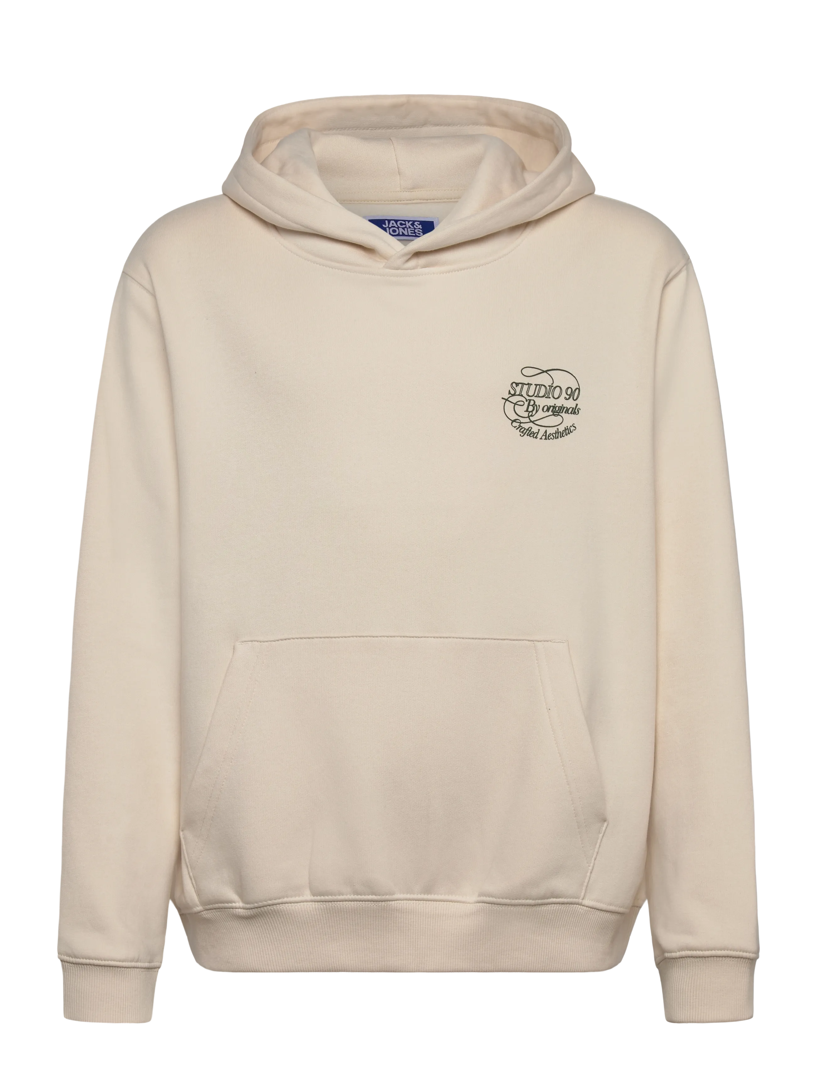 Jack & Jones JORNIAGARA TYPO SWEAT HOOD JNR - Jack & Jones - ANTIQUE WHITE / cream