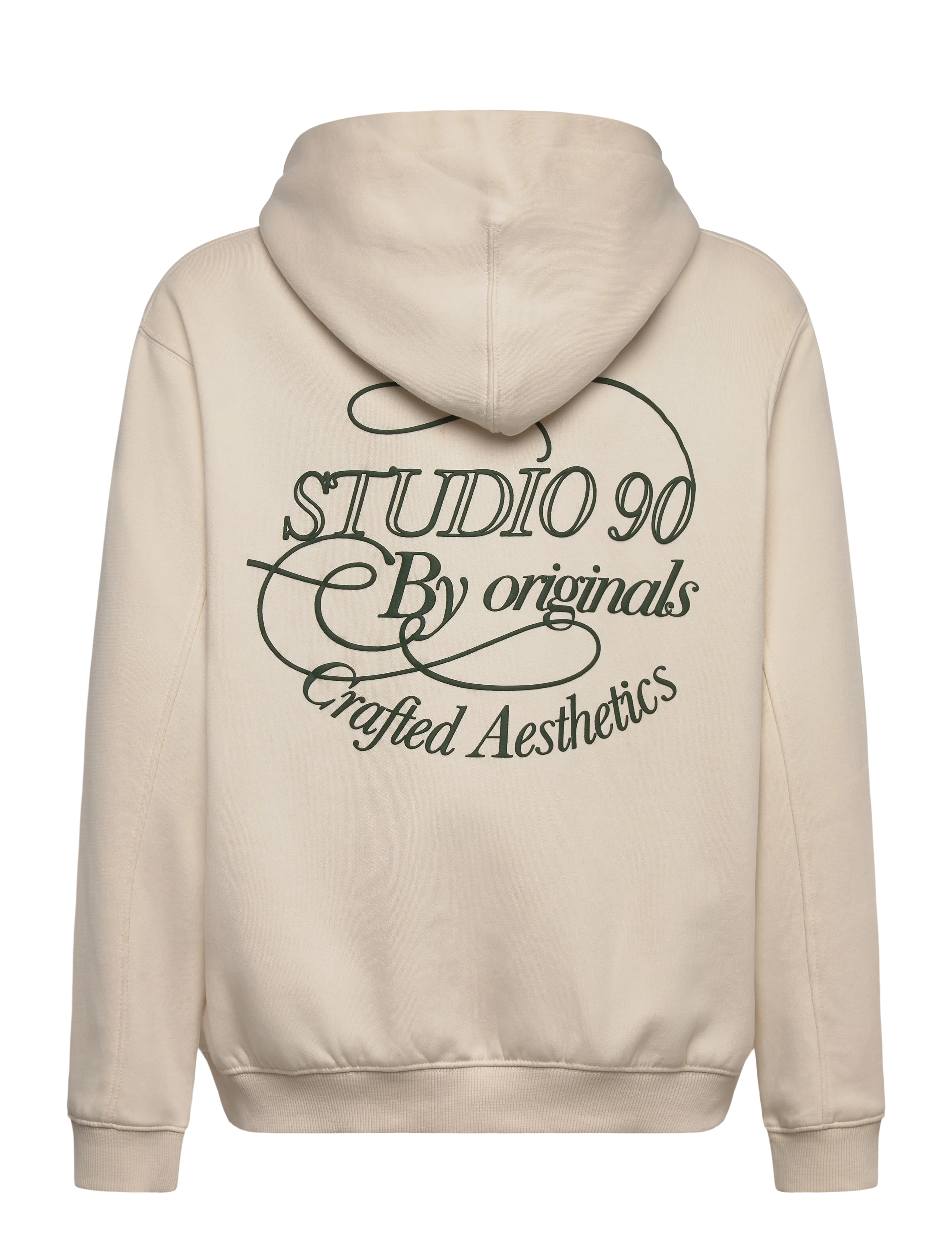 Jack & Jones - JORNIAGARA TYPO SWEAT HOOD JNR - hættetrøjer - antique white - 1