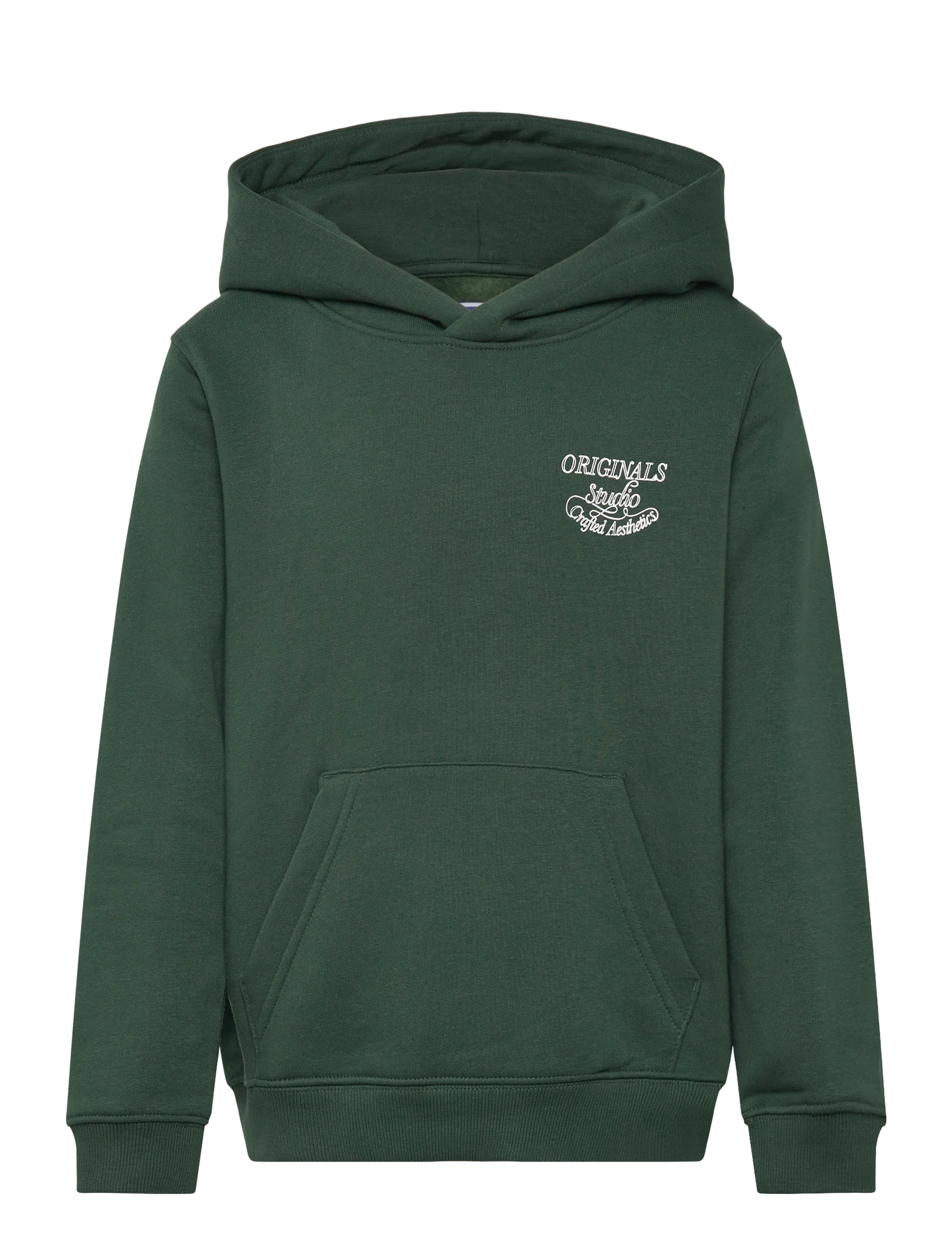 Jack & Jones JORNIAGARA TYPO SWEAT HOOD JNR - Kleidung - SYCAMORE / green