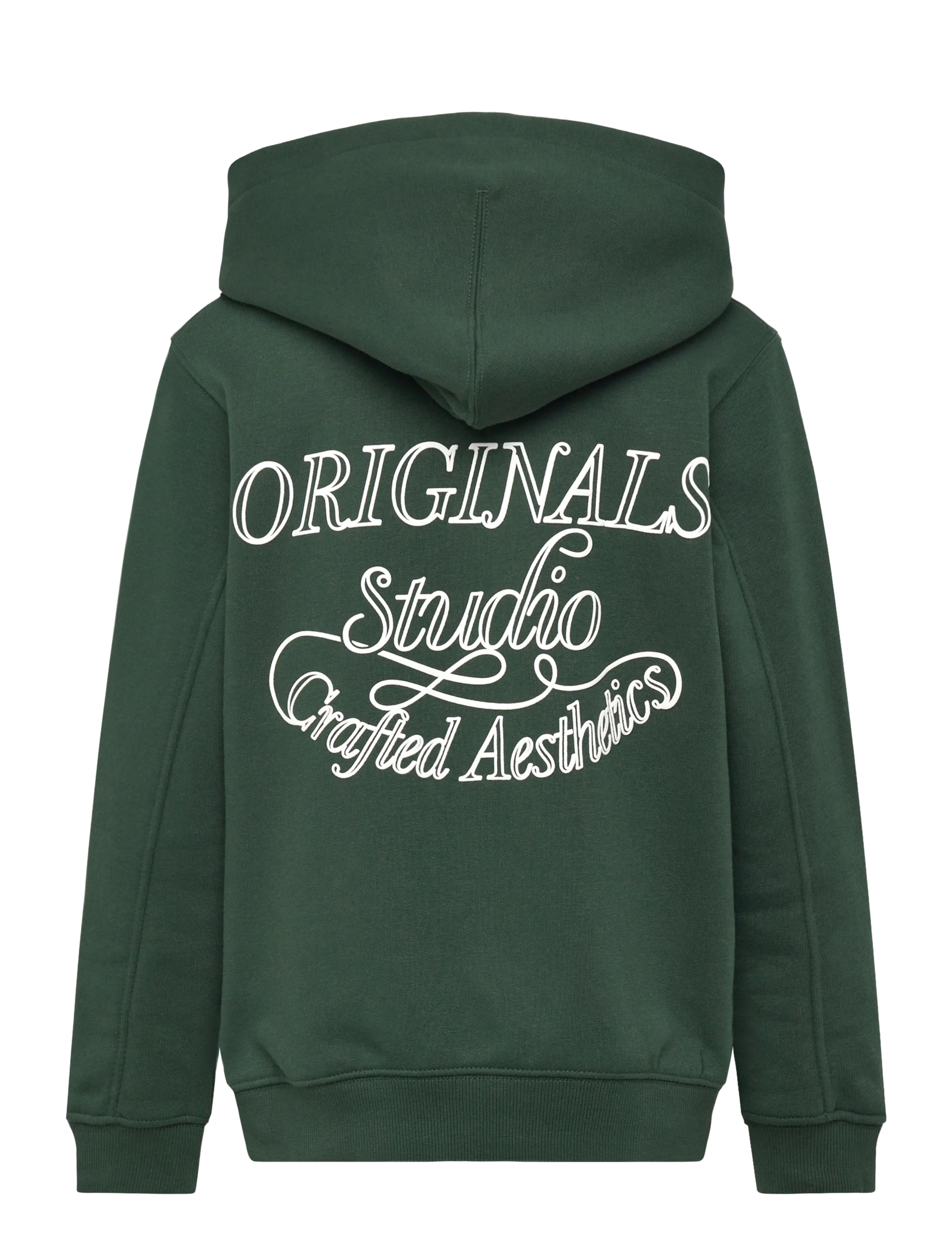 Jack & Jones - JORNIAGARA TYPO SWEAT HOOD JNR - hættetrøjer - sycamore - 1