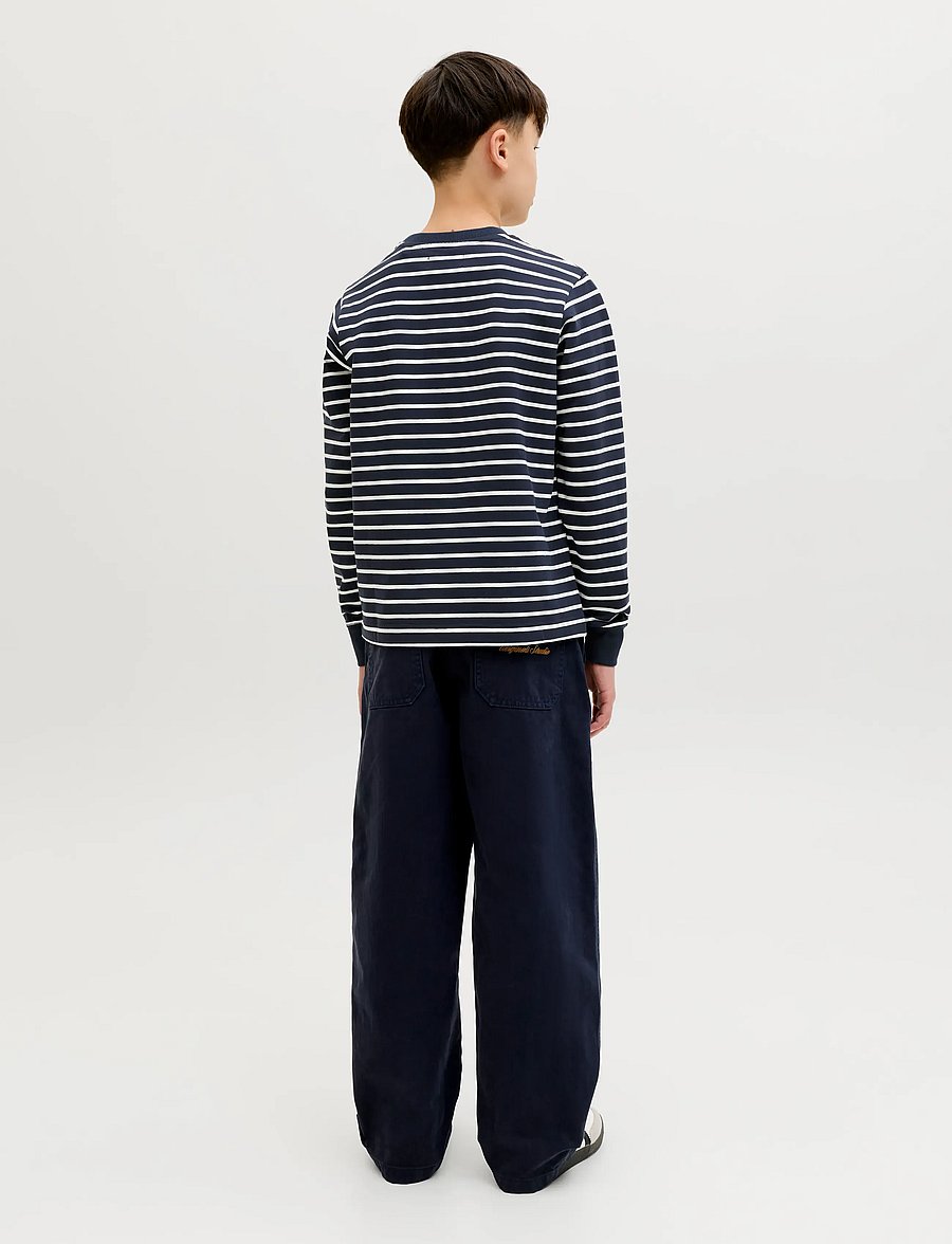 Jack & Jones - JORNANTUCKET STRIPED SWEAT CREW NE JNR - sweatshirts - sky captain - 2
