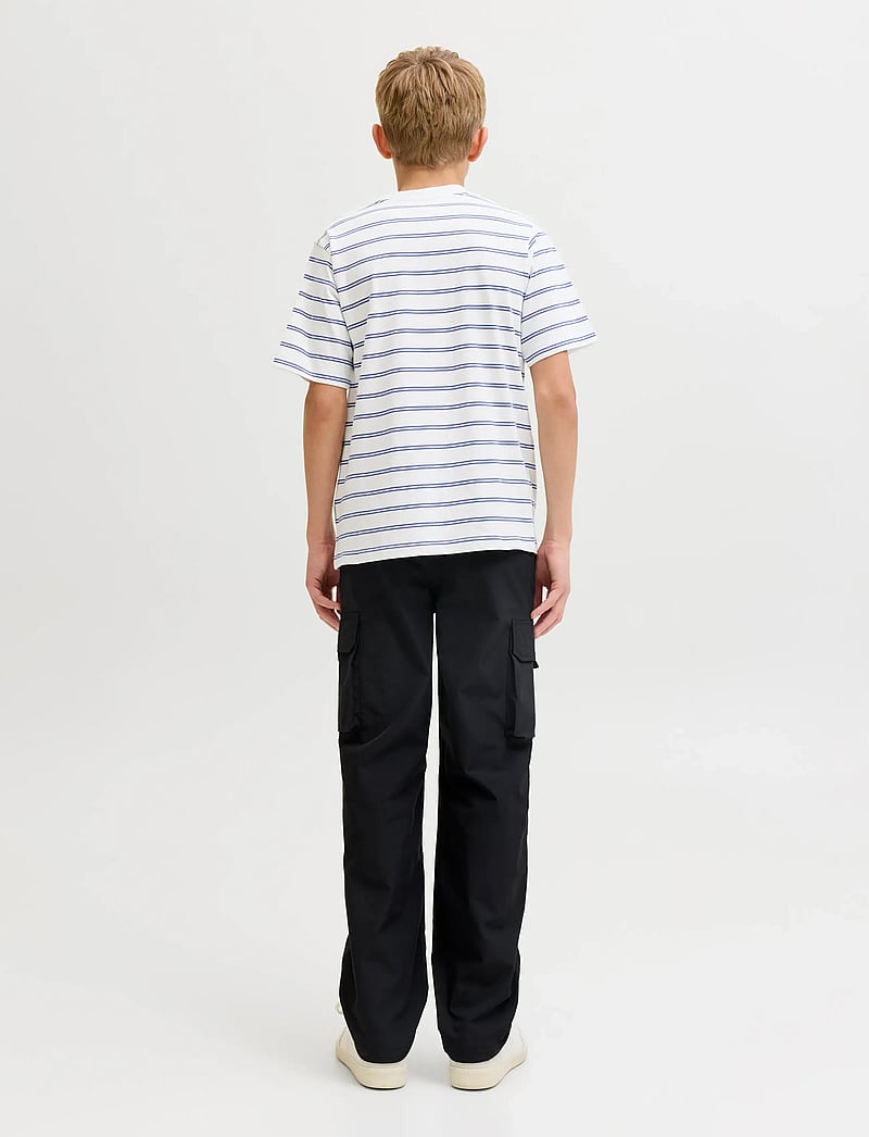 Jack & Jones - JORNORREBRO STRIPE TEE SS CN JNR - stutterma bolir - cloud dancer - 2
