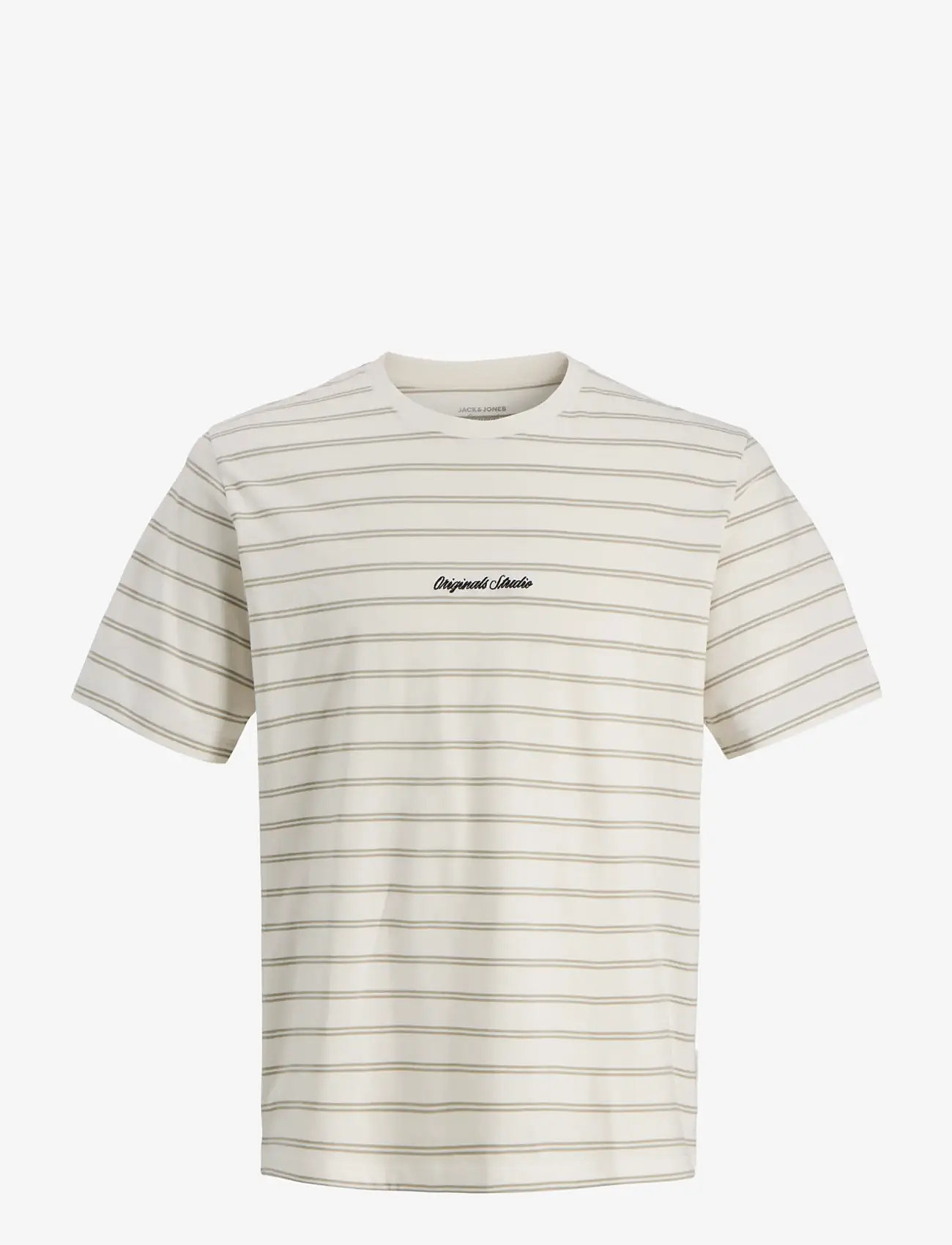 Jack & Jones - JORNORREBRO STRIPE TEE SS CN JNR - lühikeste varrukatega t-särgid - seagrass - 1