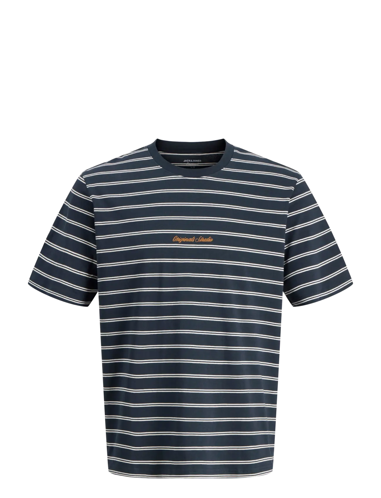 JORNORREBRO STRIPE TEE SS CN JNR - SKY CAPTAIN