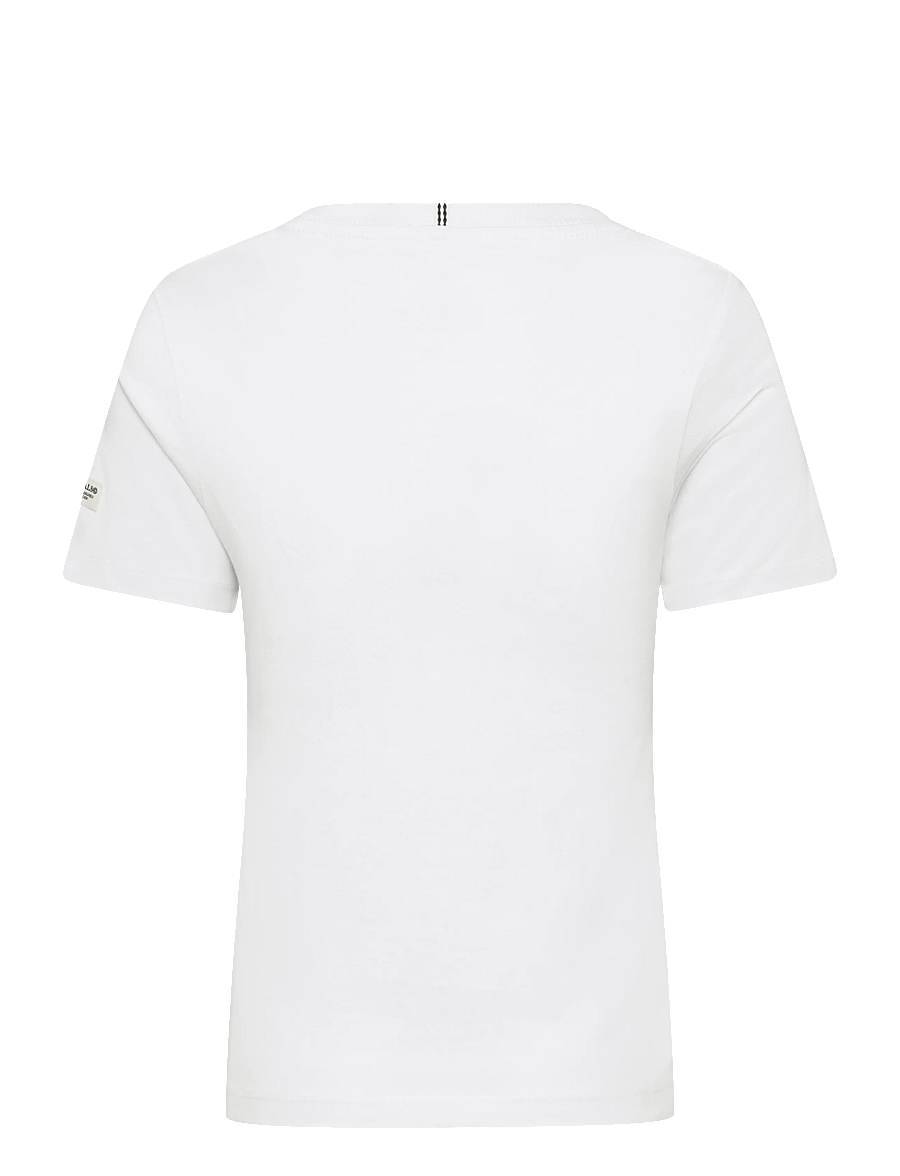 Jack & Jones - JORCATSKILLS SQUARE BRAND TEE SS SN JNR - kortærmede t-shirts - bright white - 2
