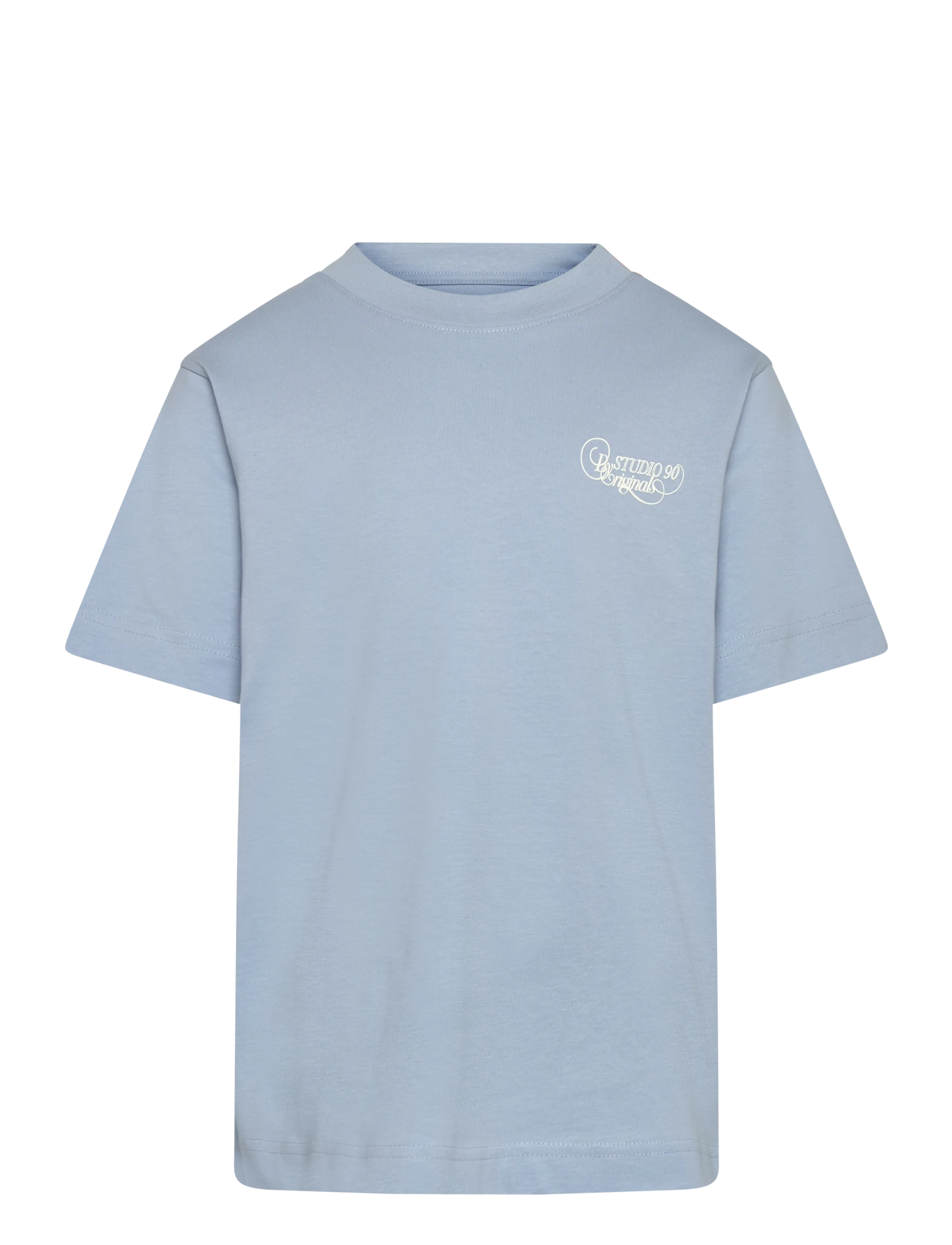 Jack & Jones JORNIAGARA TYPO TEE SS CREW NECK JNR - Basics - CASHMERE BLUE / blue