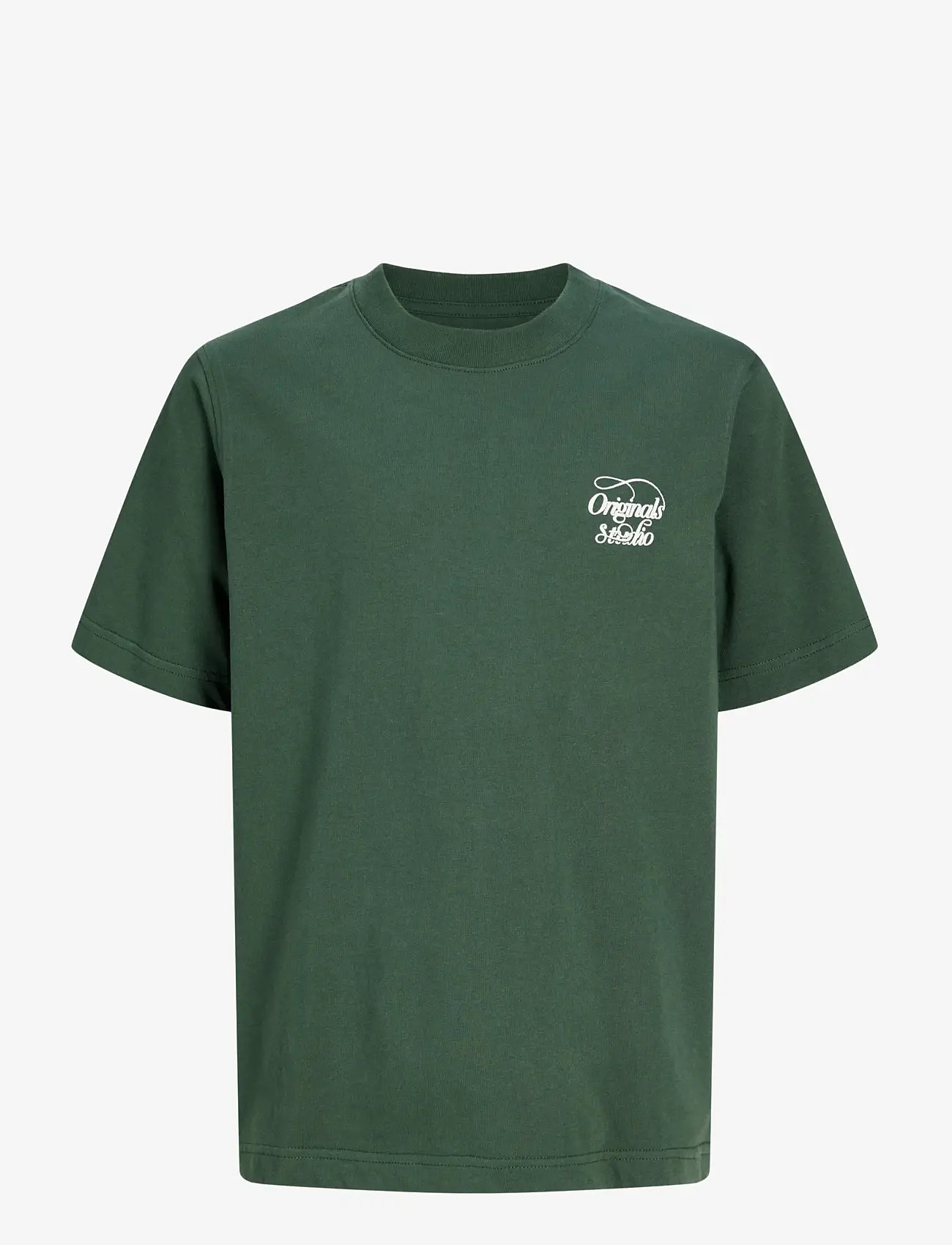 Jack & Jones - JORNIAGARA TYPO TEE SS CREW NECK JNR - lühikeste varrukatega t-särgid - sycamore - 0