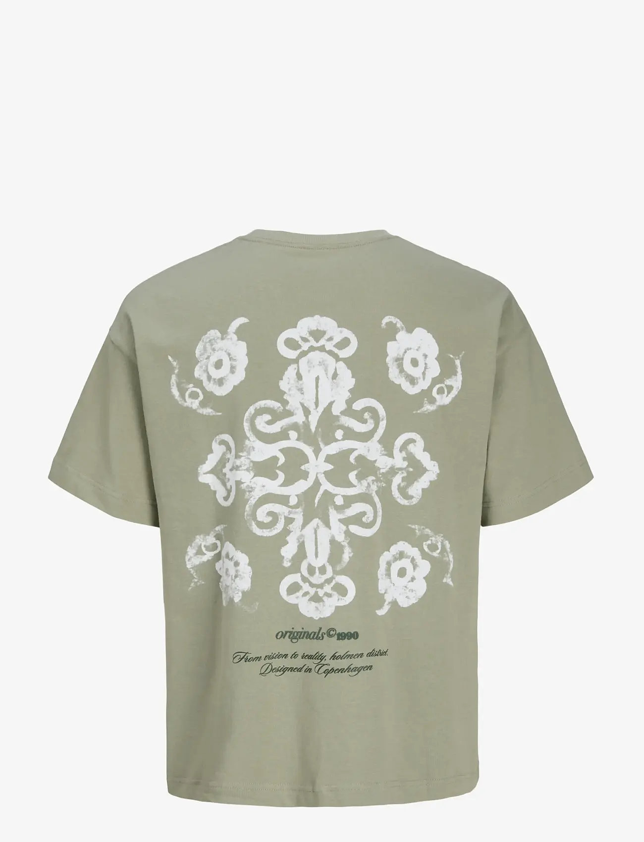 Jack & Jones - JORMONTAUK BACK GRAPHIC TEE SS EA26 JNR - kurzärmelige - seagrass - 2