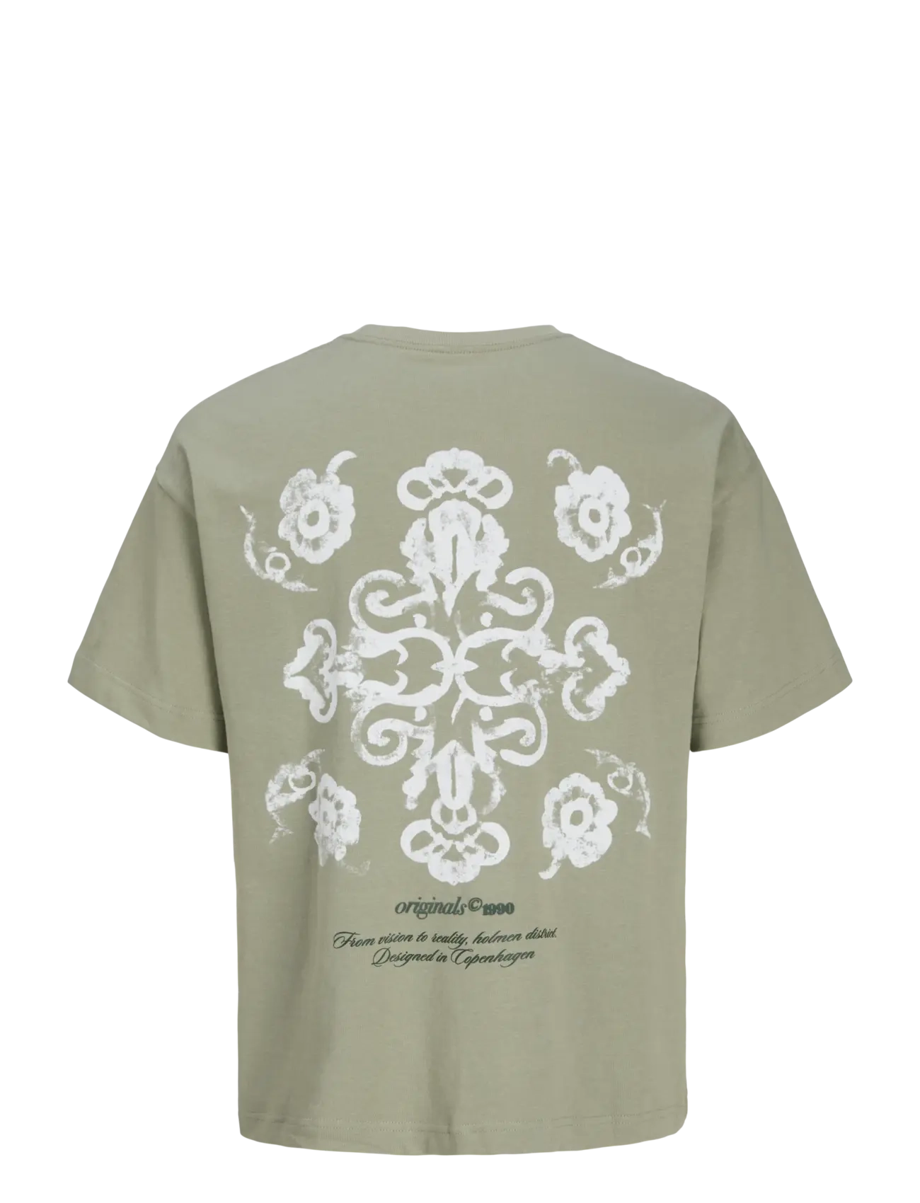 Jack & Jones - JORMONTAUK BACK GRAPHIC TEE SS EA26 JNR - kurzärmelige - seagrass - 2