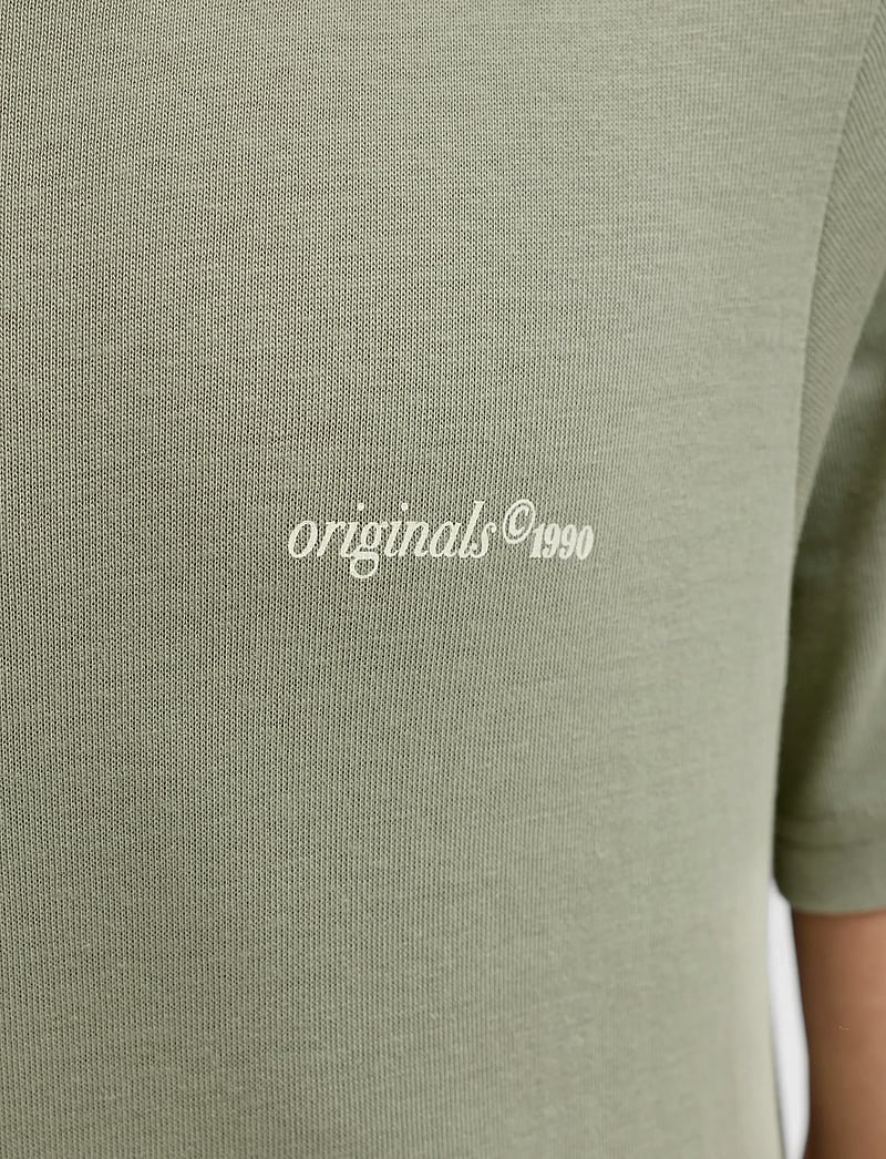Jack & Jones - JORMONTAUK BACK GRAPHIC TEE SS EA26 JNR - kurzärmelige - seagrass - 5