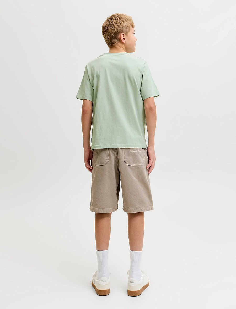 Jack & Jones - JCOFUSION DOTS PRINT TEE SS CN SN JNR - lühikeste varrukatega t-särgid - aqua gray - 2