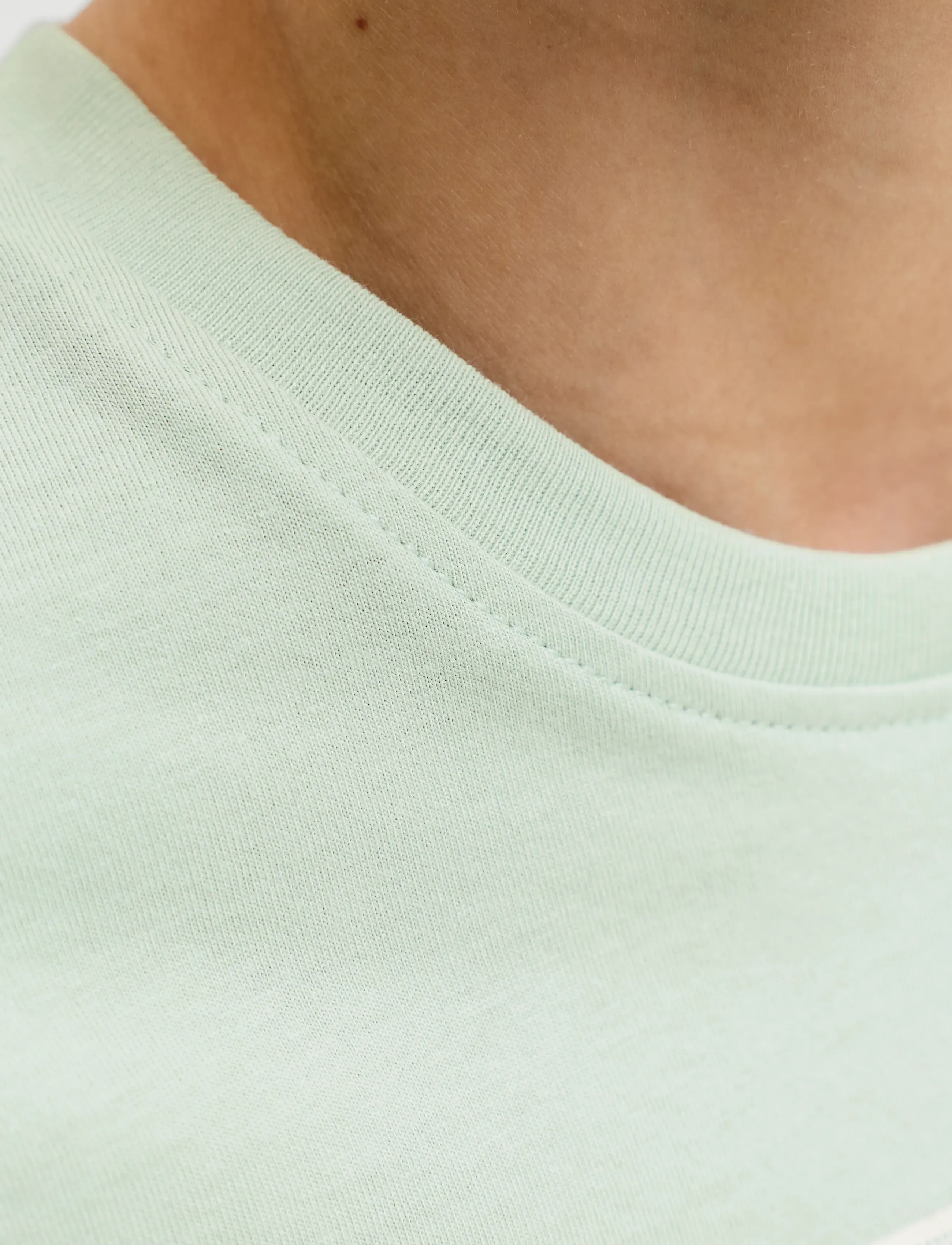 Jack & Jones - JCOFUSION DOTS PRINT TEE SS CN SN JNR - short-sleeved t-shirts - aqua gray - 4