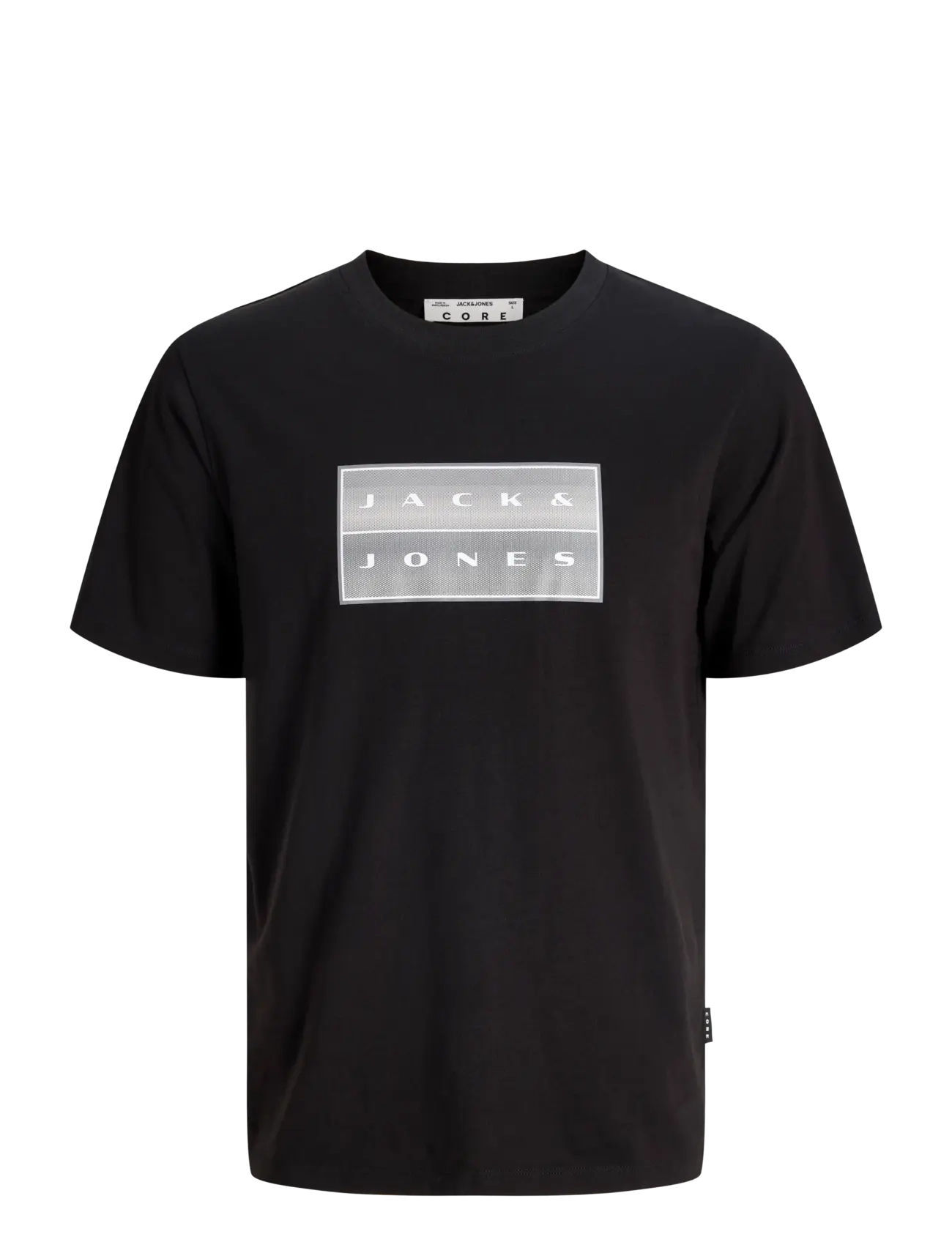 Jack & Jones - JCOFUSION DOTS PRINT TEE SS CN SN JNR - kurzärmelige - black - 1