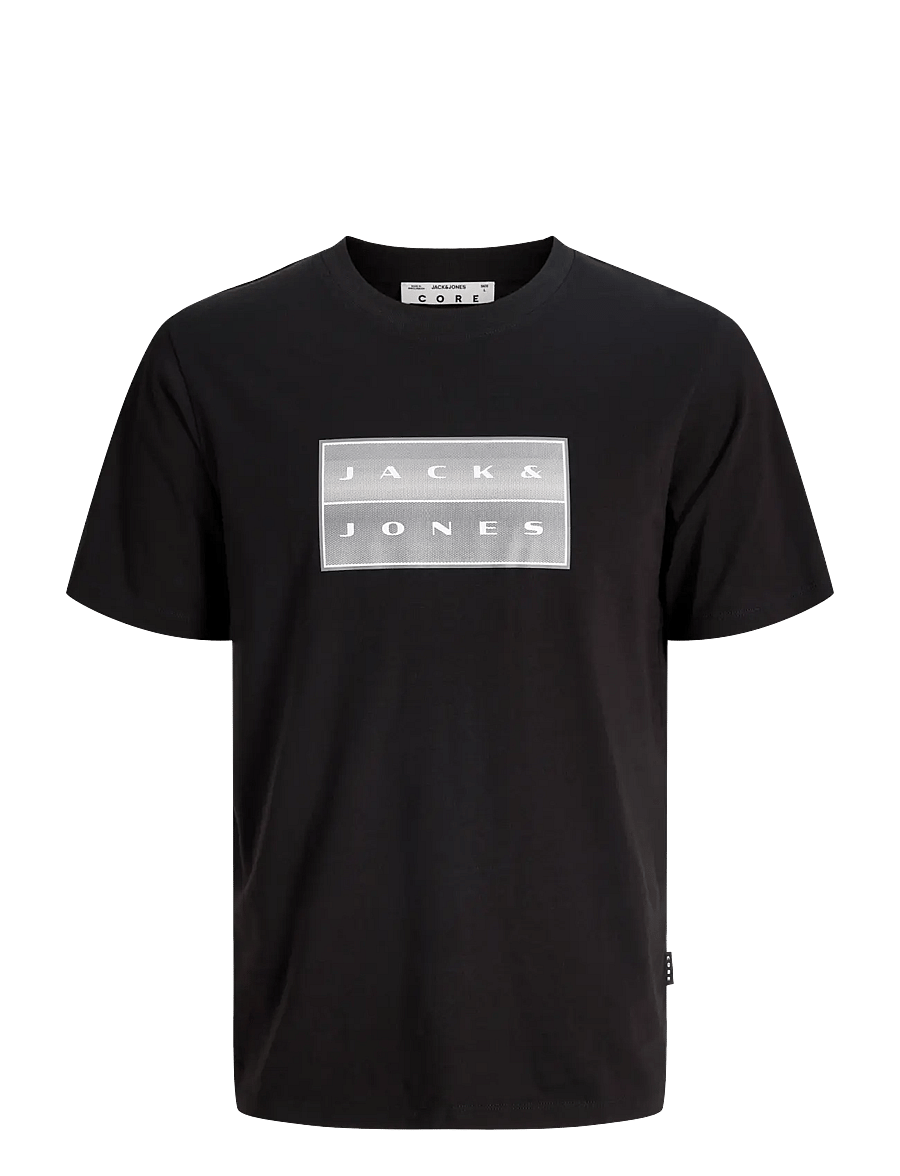 Jack & Jones - JCOFUSION DOTS PRINT TEE SS CN SN JNR - kurzärmelige - black - 1