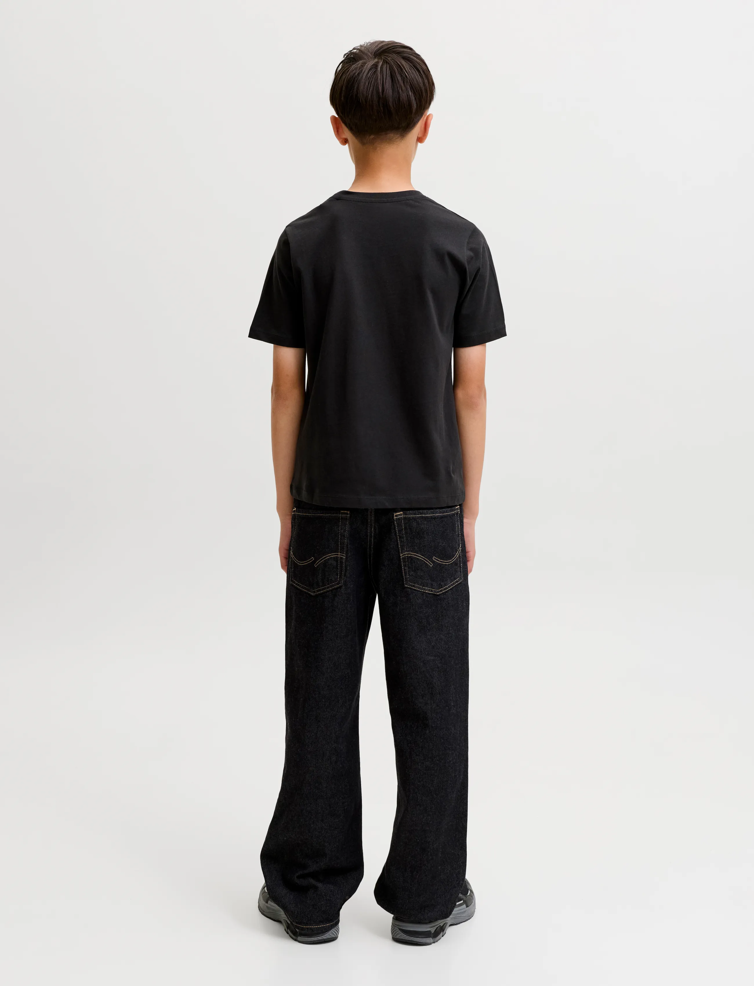 Jack & Jones - JCOFUSION DOTS PRINT TEE SS CN SN JNR - kurzärmelige - black - 3