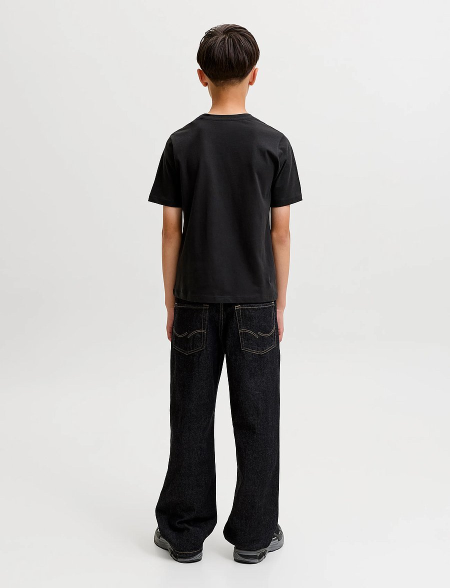 Jack & Jones - JCOFUSION DOTS PRINT TEE SS CN SN JNR - kurzärmelige - black - 3