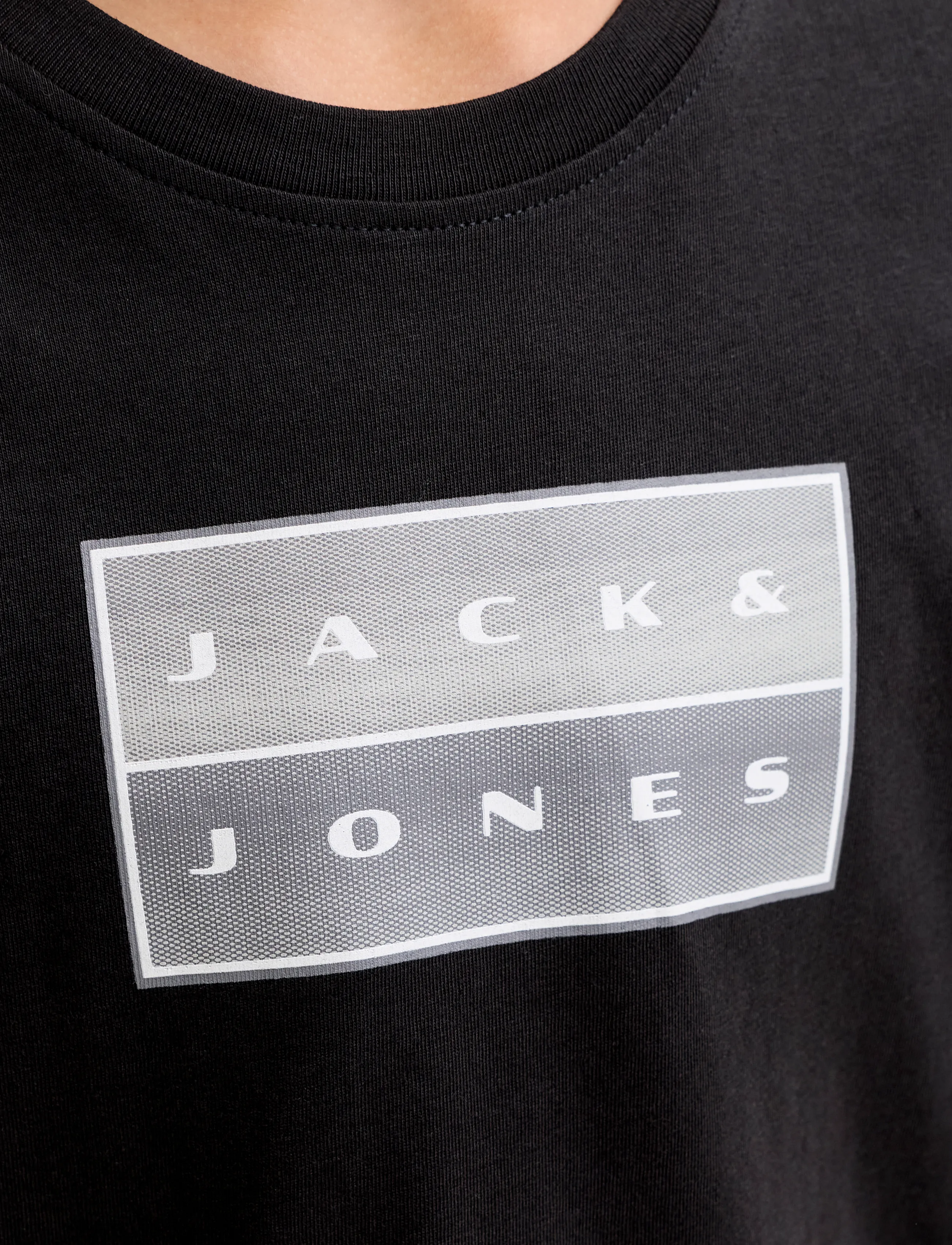 Jack & Jones - JCOFUSION DOTS PRINT TEE SS CN SN JNR - kurzärmelige - black - 5