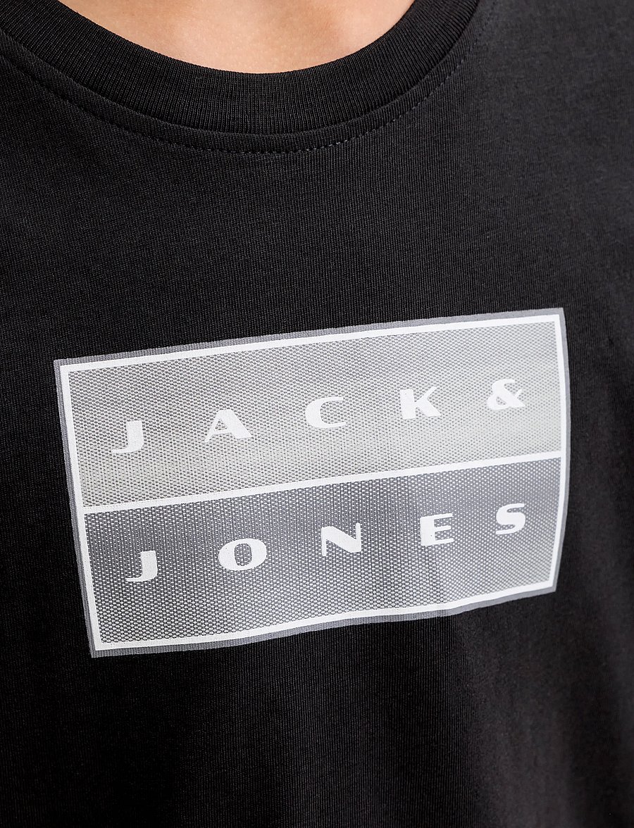 Jack & Jones - JCOFUSION DOTS PRINT TEE SS CN SN JNR - kurzärmelige - black - 5
