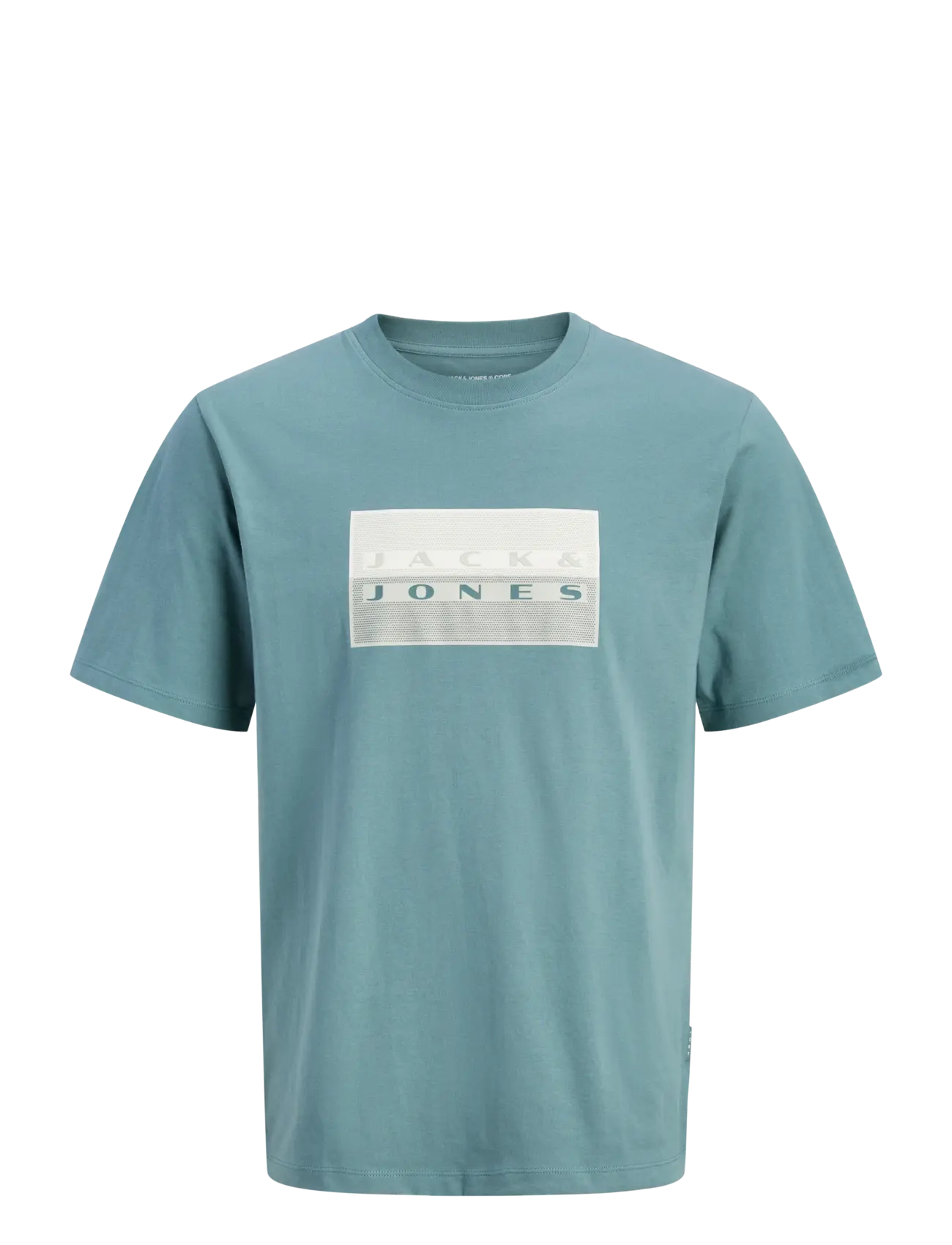 Jack & Jones JCOFUSION DOTS PRINT TEE SS CN SN JNR - Jack & Jones - NORTH ATLANTIC / blue